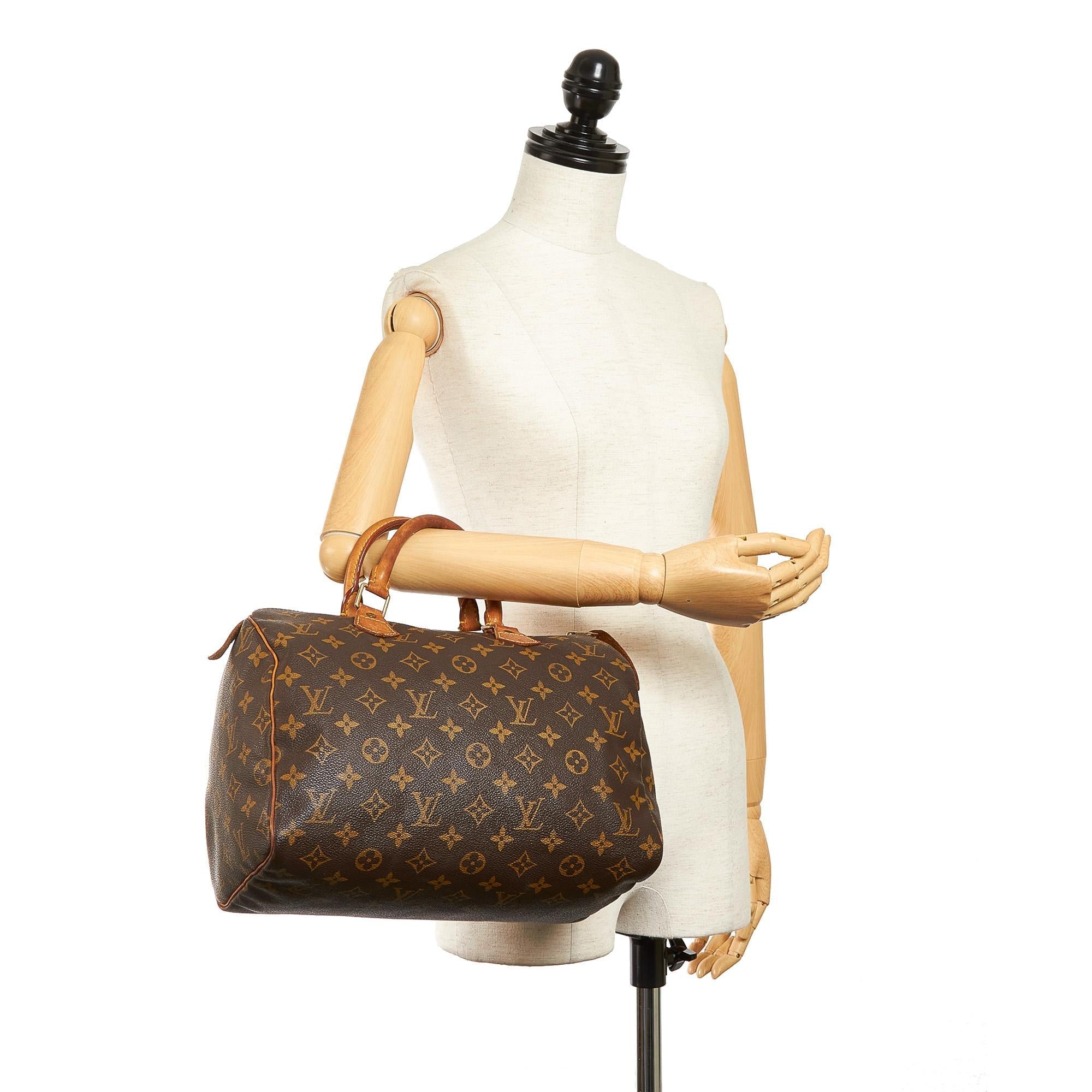 Louis Vuitton Monogram Speedy 30 (SHG-31159)