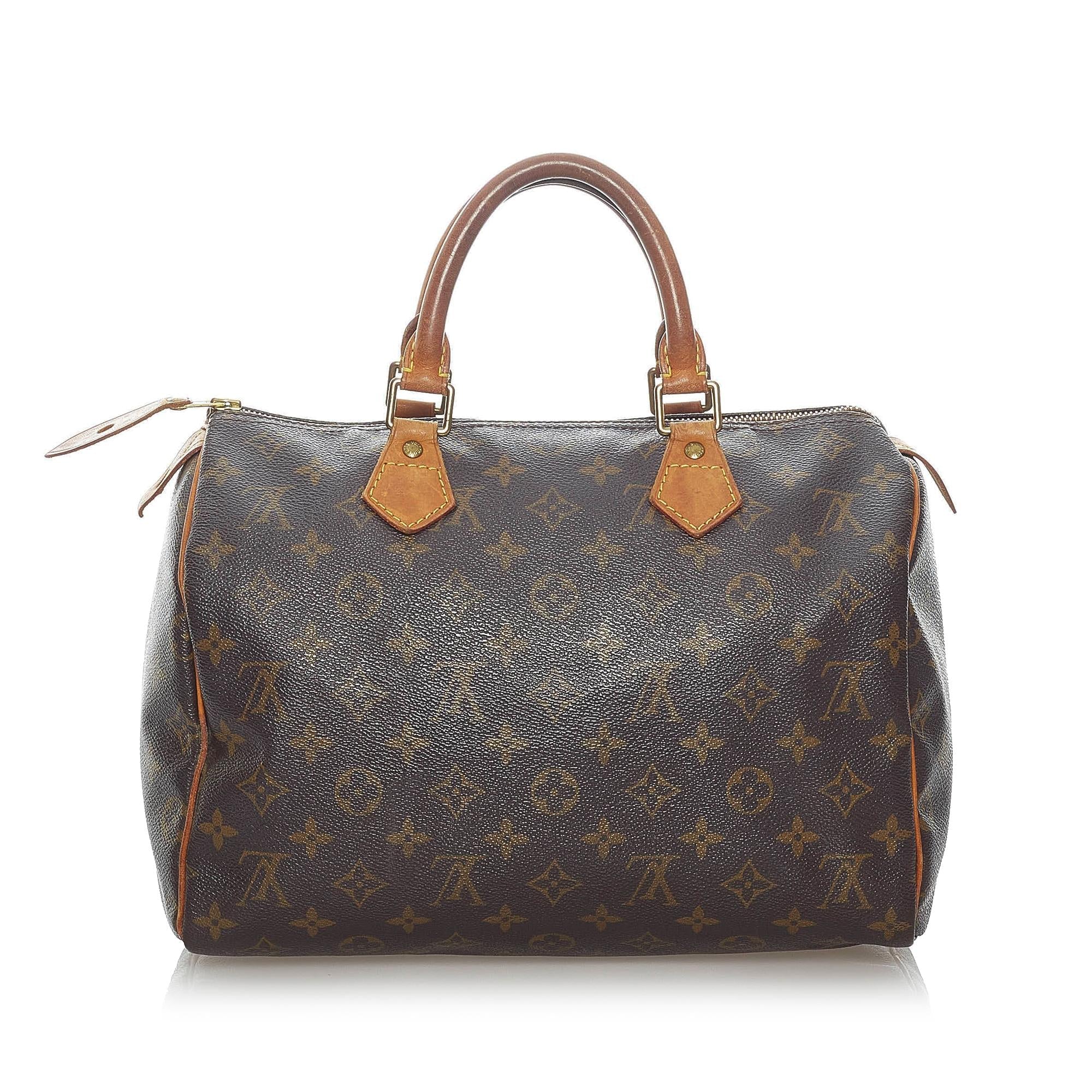 Louis Vuitton Monogram Speedy 30 (SHG-31632)