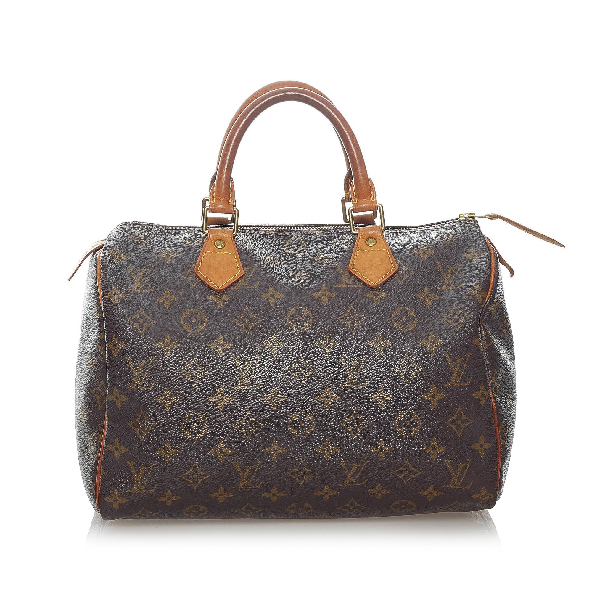 Louis Vuitton Monogram Speedy 30 (SHG-31632)