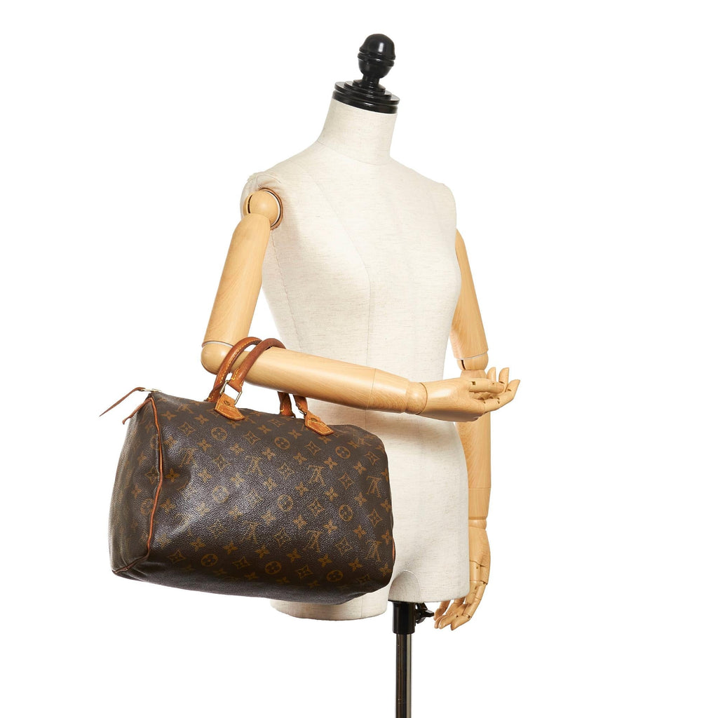 Louis Vuitton Monogram Speedy 30 (SHG-31632)