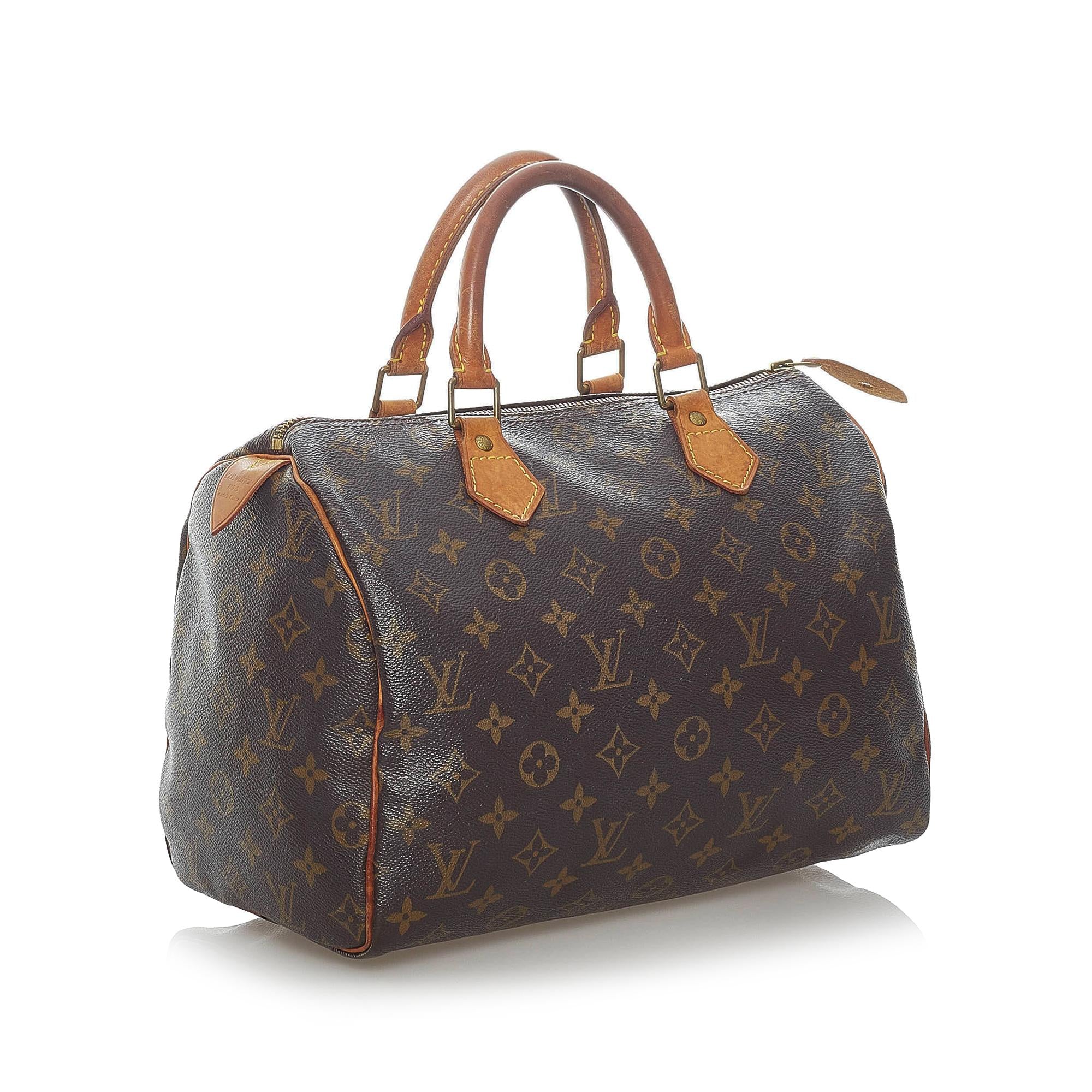 Louis Vuitton Monogram Speedy 30 (SHG-31632)