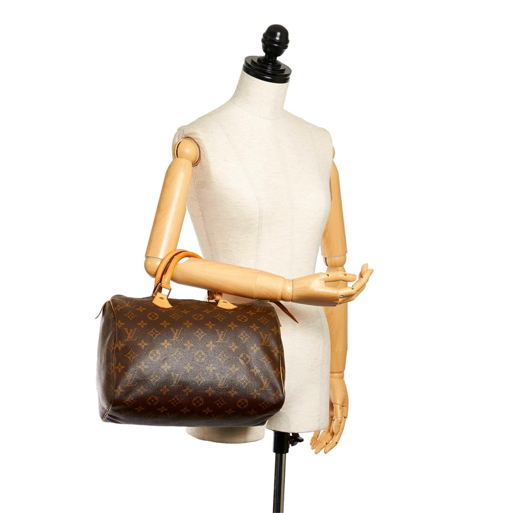 Louis Vuitton Monogram Speedy 30 (SHG-32259)