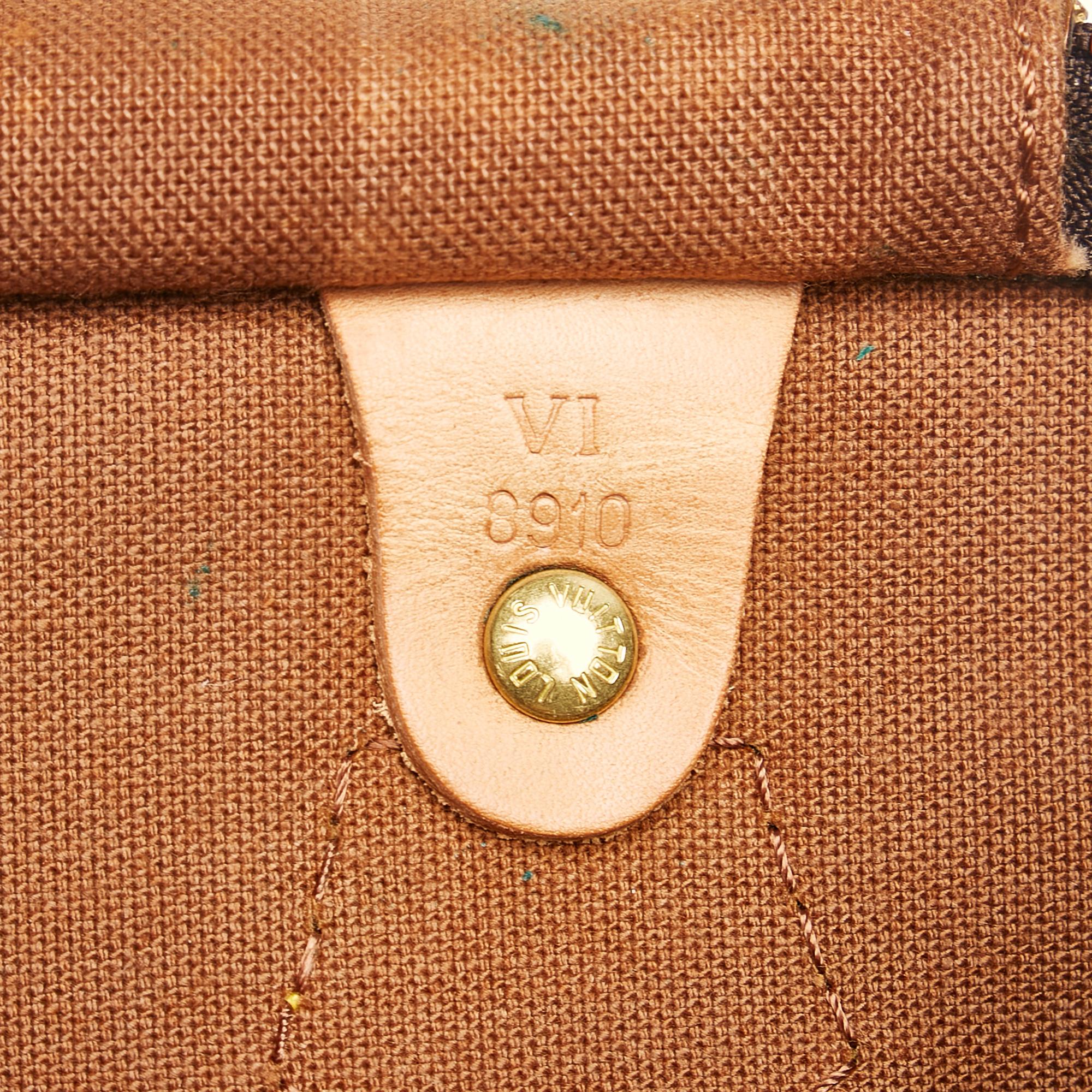Louis Vuitton Monogram Speedy 30 (SHG-34380)