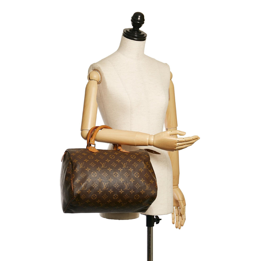 Louis Vuitton Monogram Speedy 30 (SHG-34380)