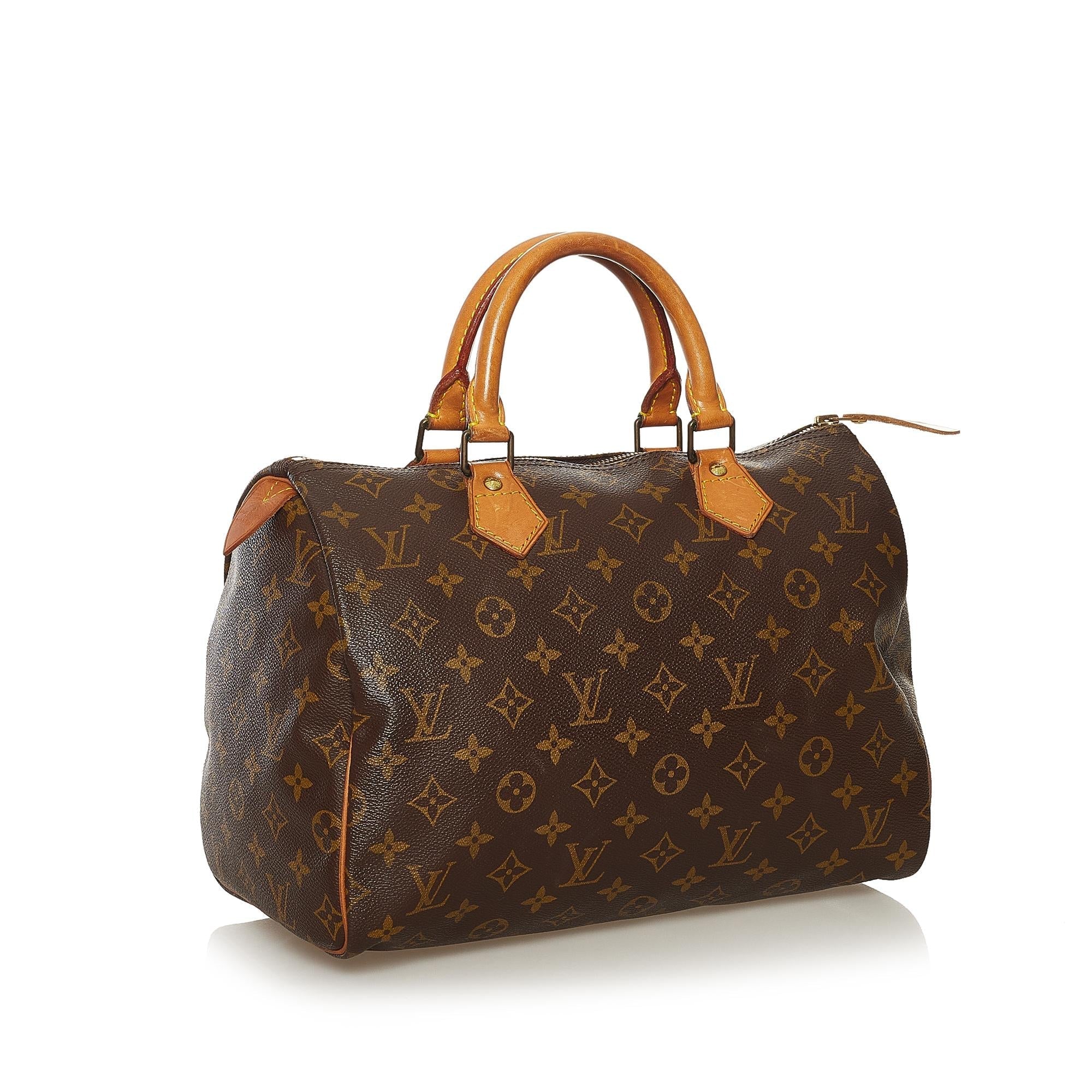 Louis Vuitton Monogram Speedy 30 (SHG-34380)