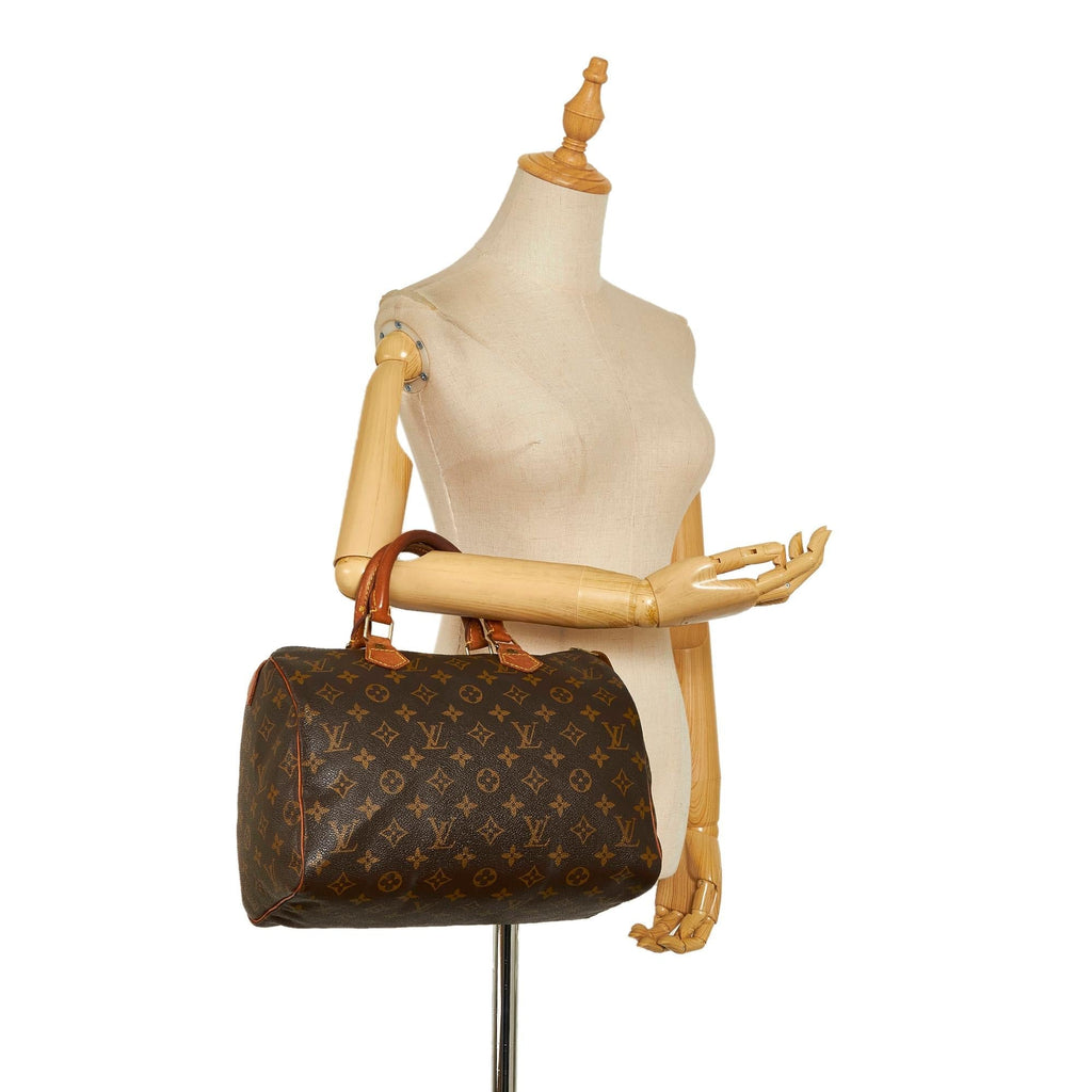 Louis Vuitton Monogram Speedy 30 (SHG-34994)