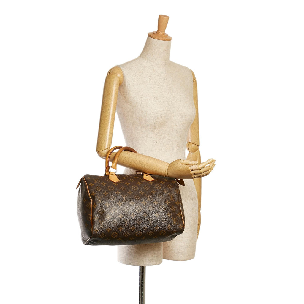 Louis Vuitton Monogram Speedy 30 (SHG-35036)