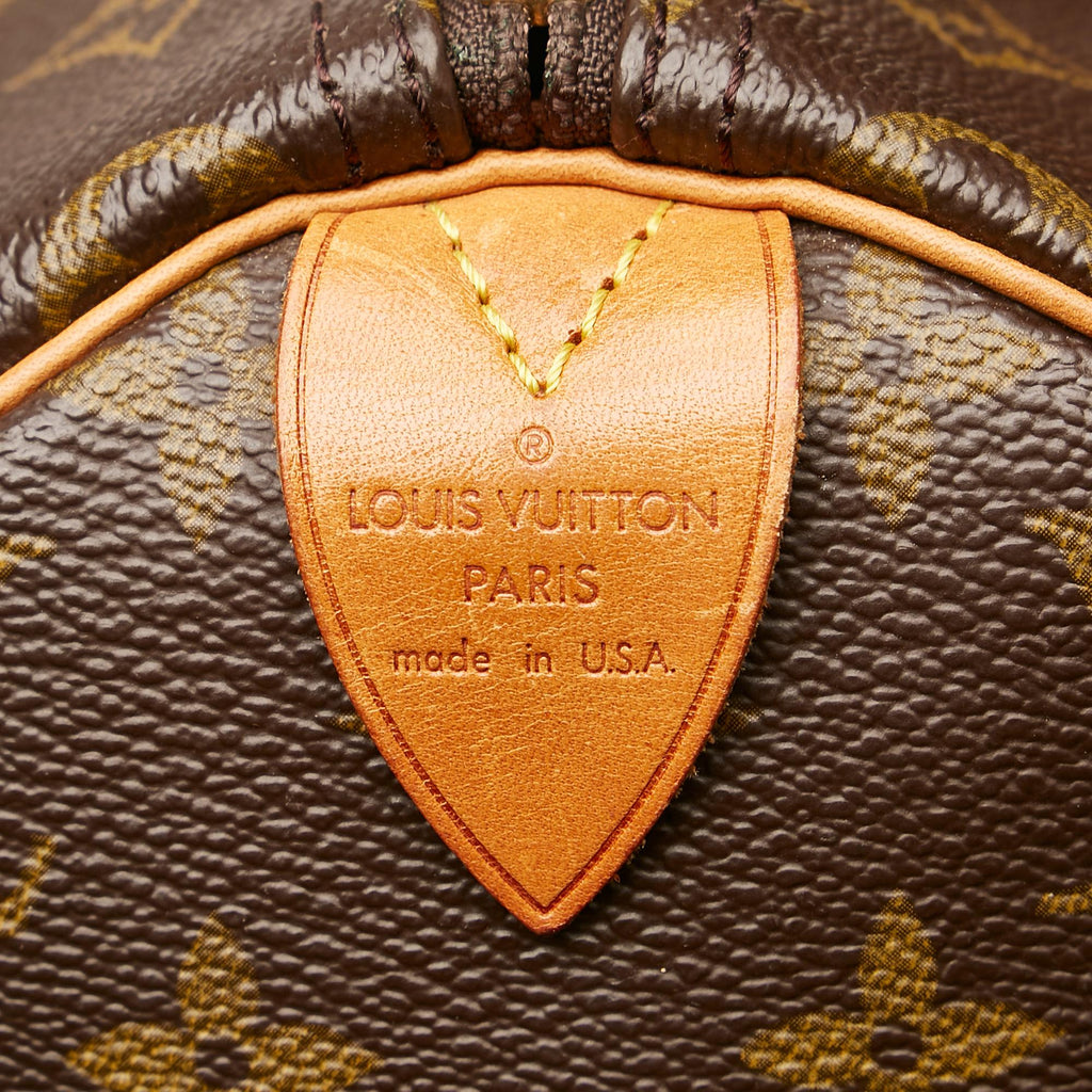 Louis Vuitton Monogram Speedy 30 (SHG-35100)