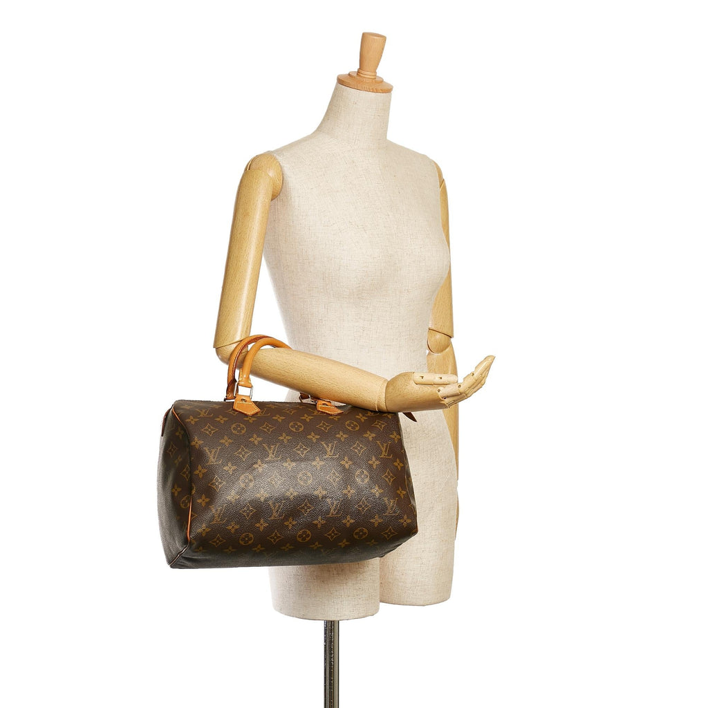 Louis Vuitton Monogram Speedy 30 (SHG-35100)
