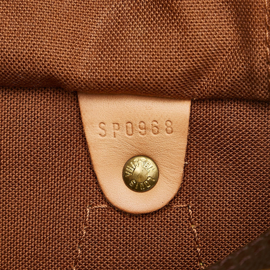 Louis Vuitton Monogram Speedy 30 (SHG-35117)