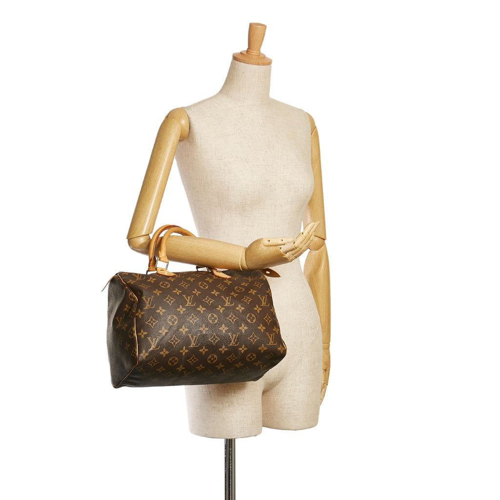 Louis Vuitton Monogram Speedy 30 (SHG-35117)