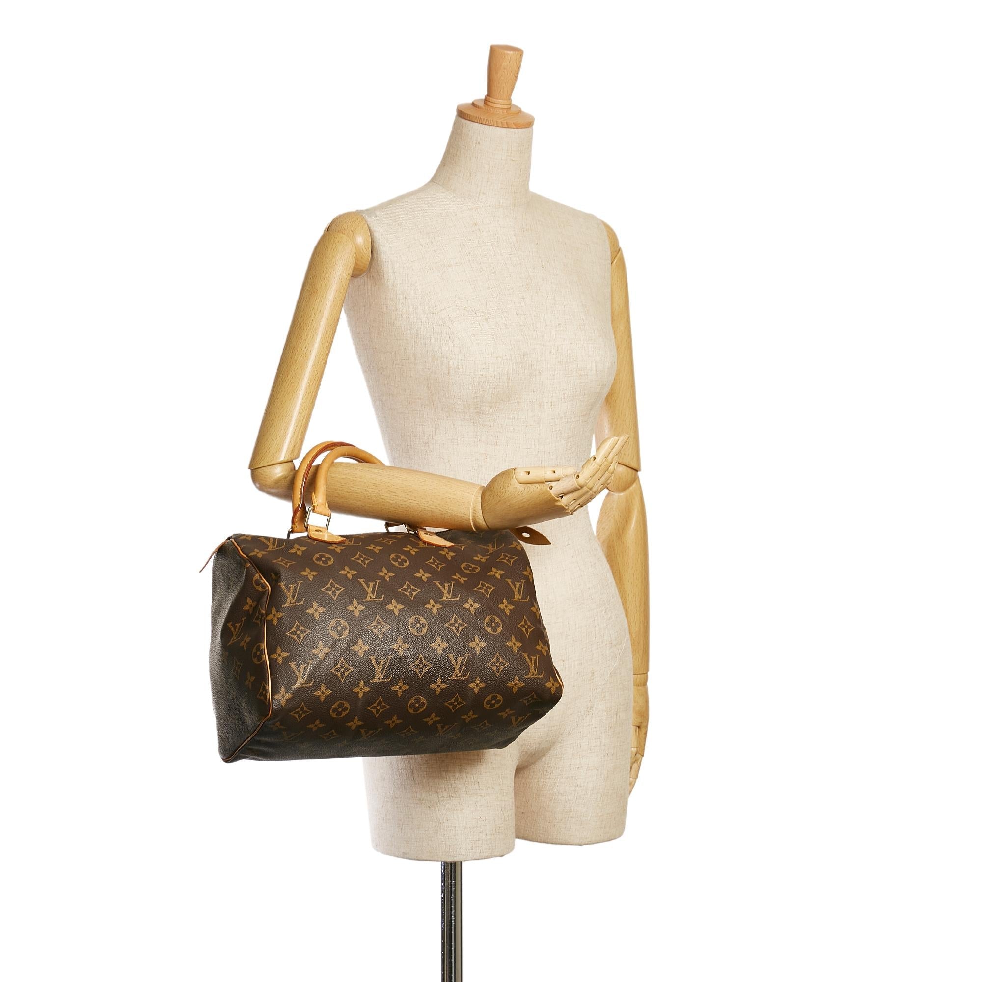 Louis Vuitton Monogram Speedy 30 (SHG-35117)