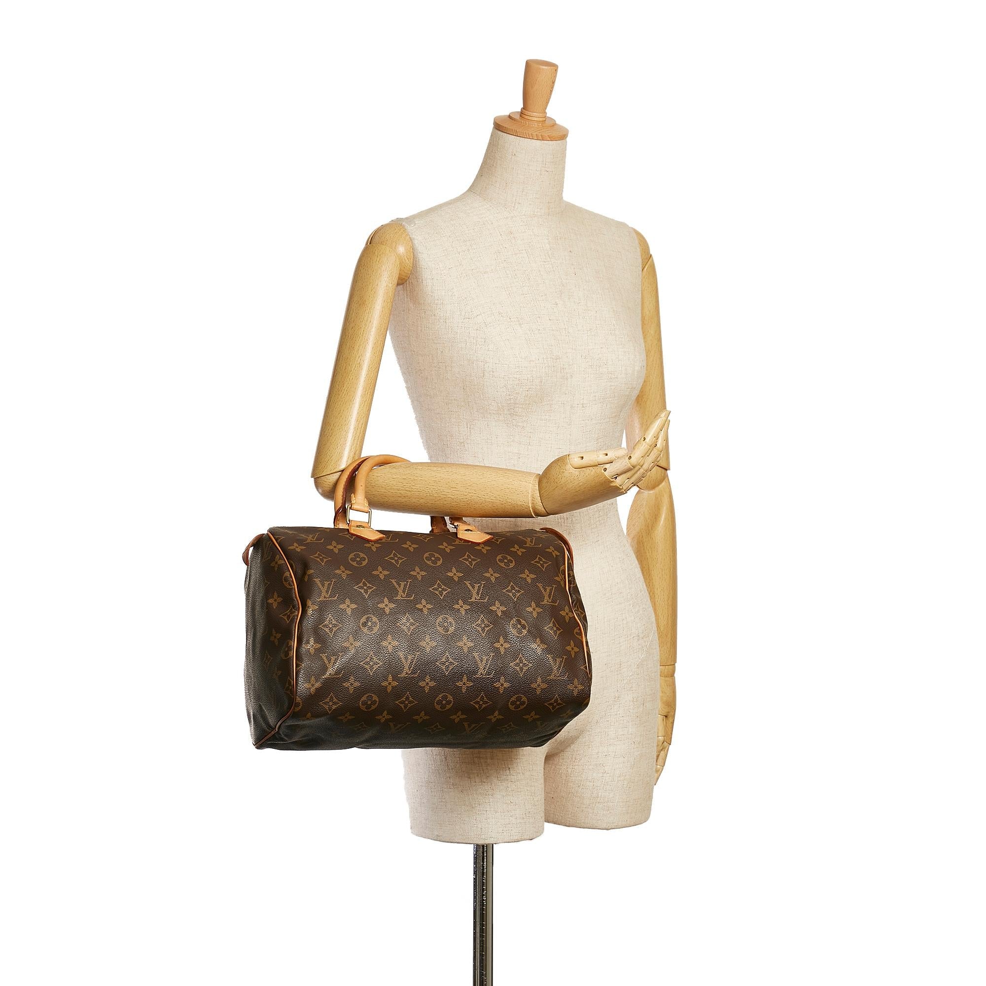 Louis Vuitton Monogram Speedy 30 (SHG-35130)
