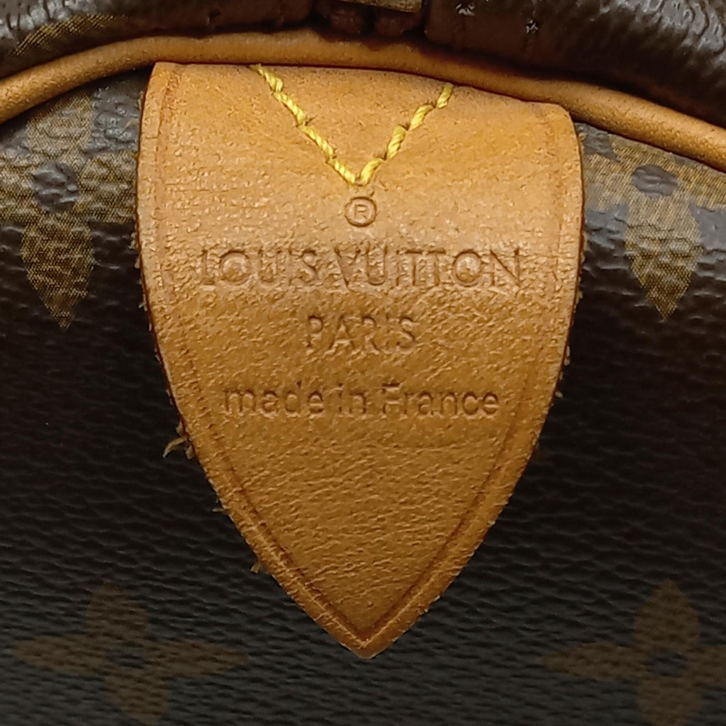 Louis Vuitton Monogram Speedy 30 (SHG-35146)