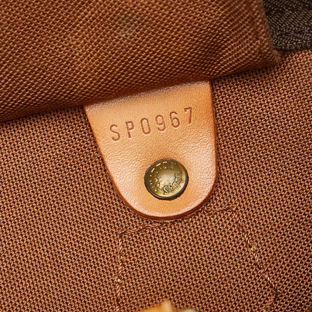 Louis Vuitton Monogram Speedy 30 (SHG-35167)