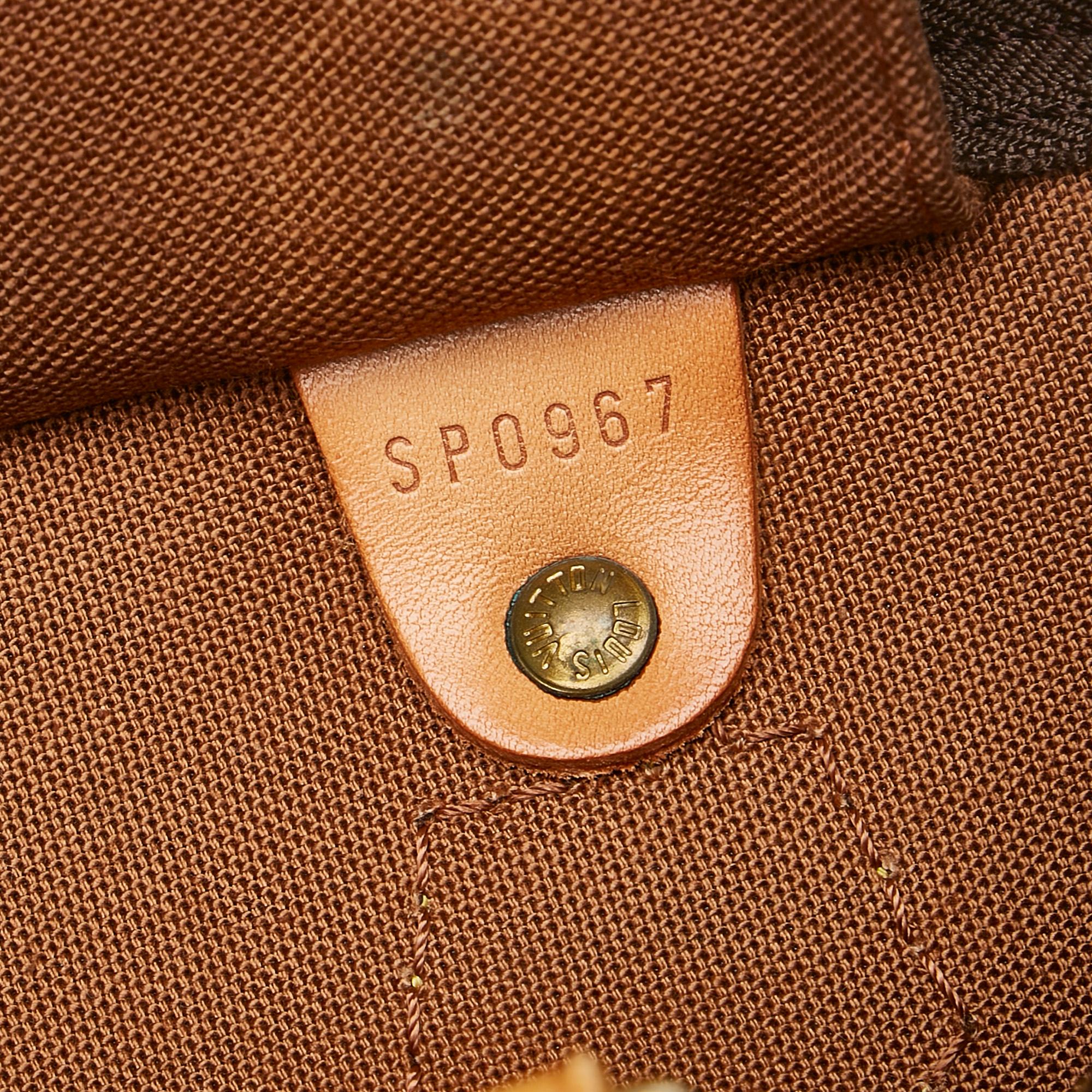 Louis Vuitton Monogram Speedy 30 (SHG-35167)