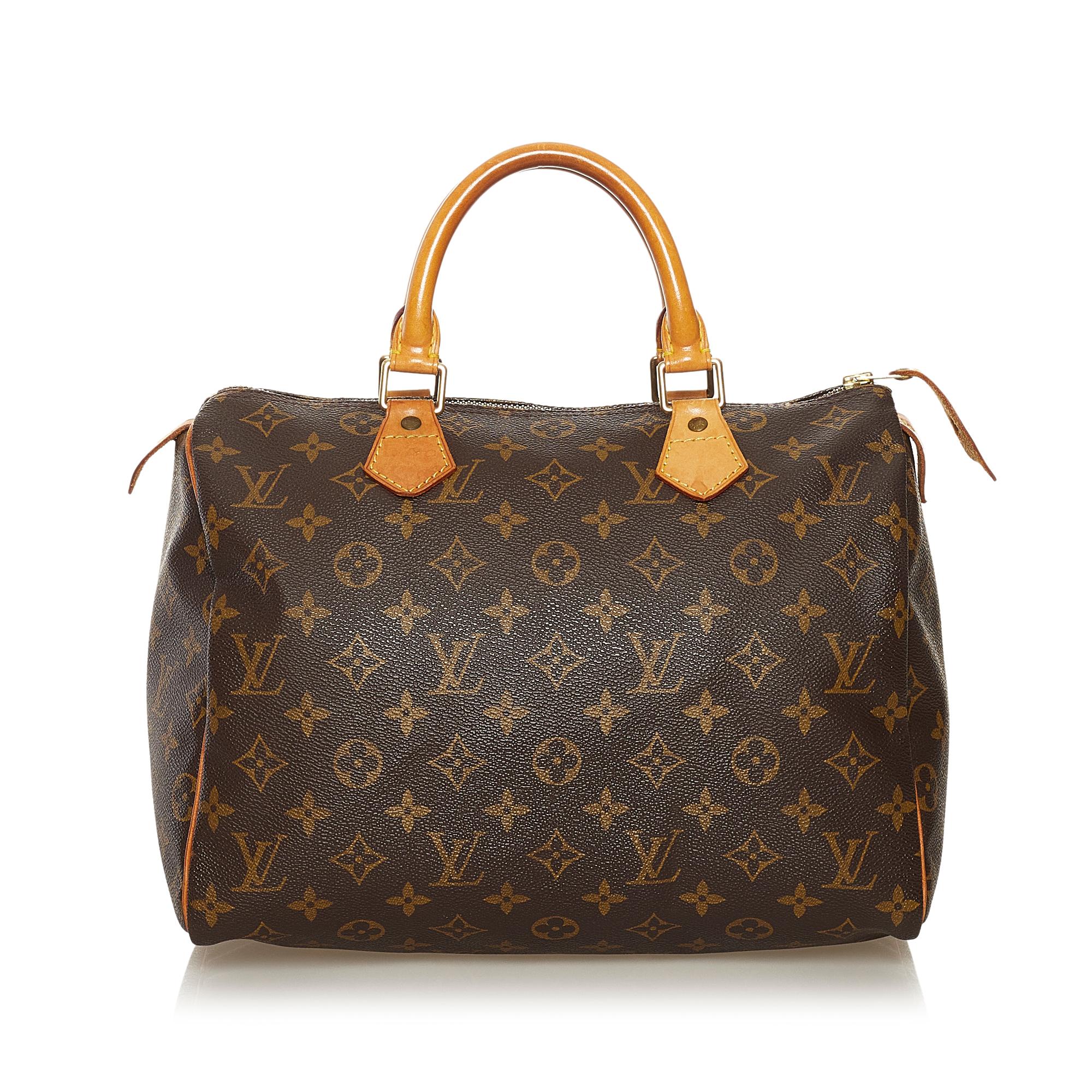Louis Vuitton Monogram Speedy 30 (SHG-35167)