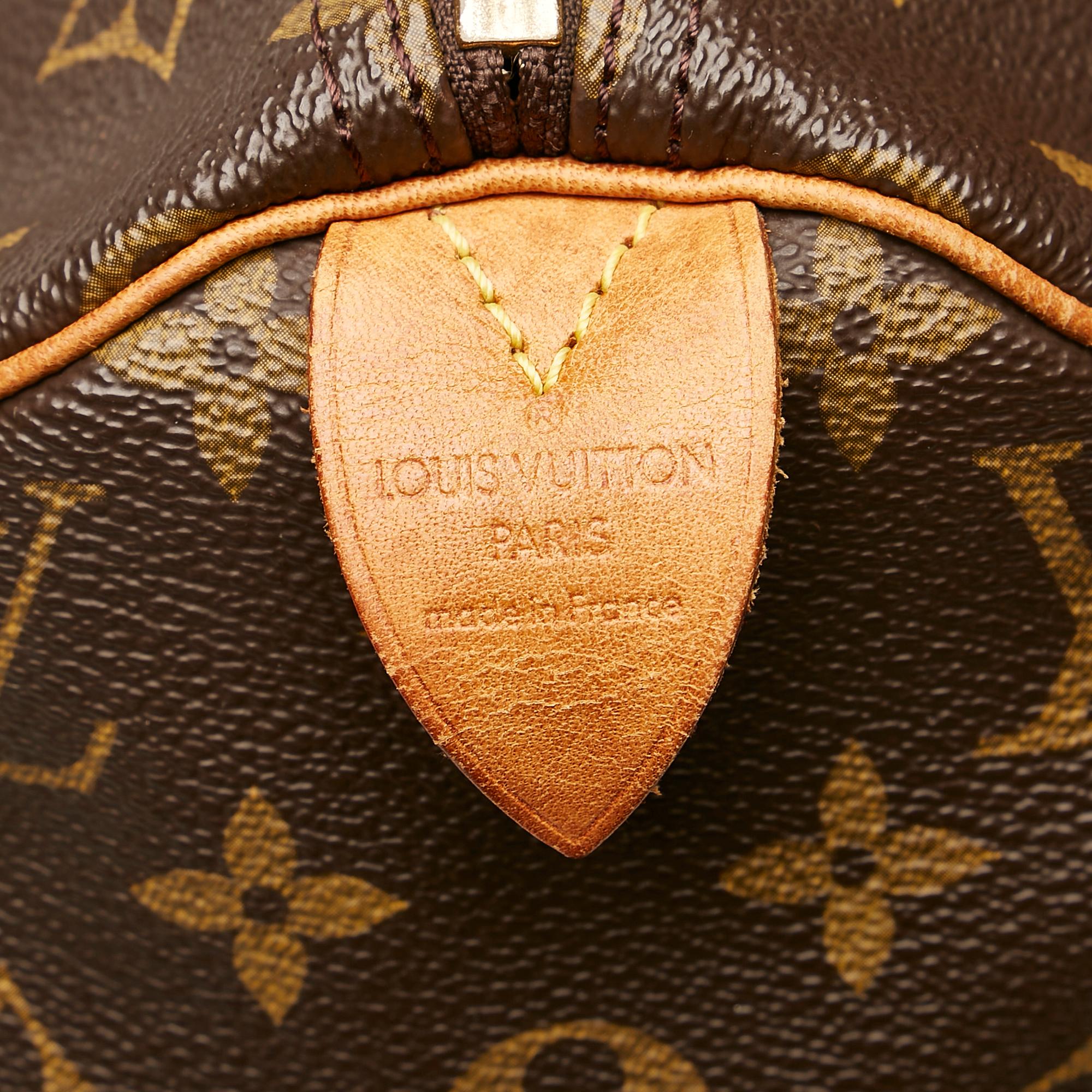 Louis Vuitton Monogram Speedy 30 (SHG-35167)