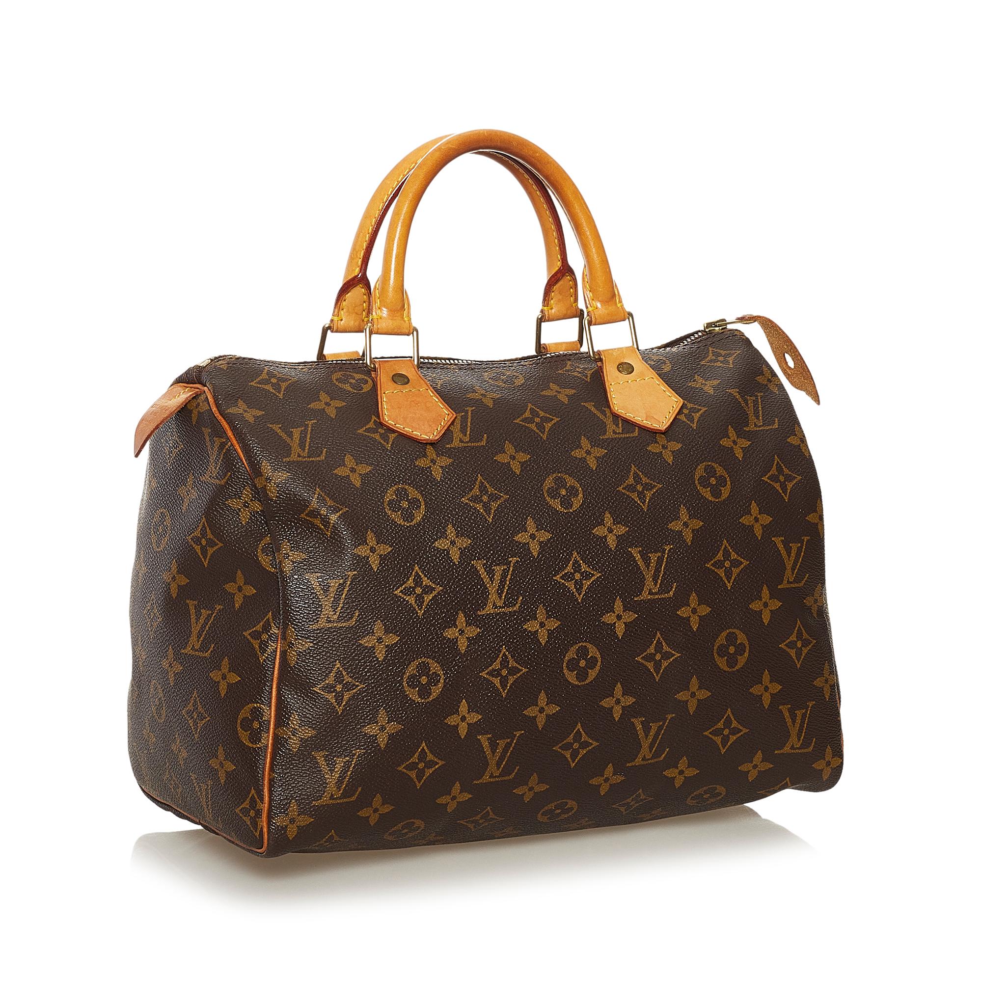 Louis Vuitton Monogram Speedy 30 (SHG-35167)