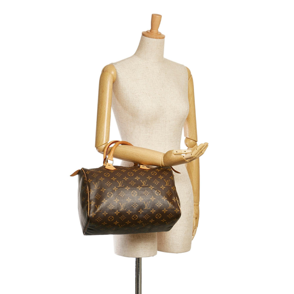 Louis Vuitton Monogram Speedy 30 (SHG-35181)