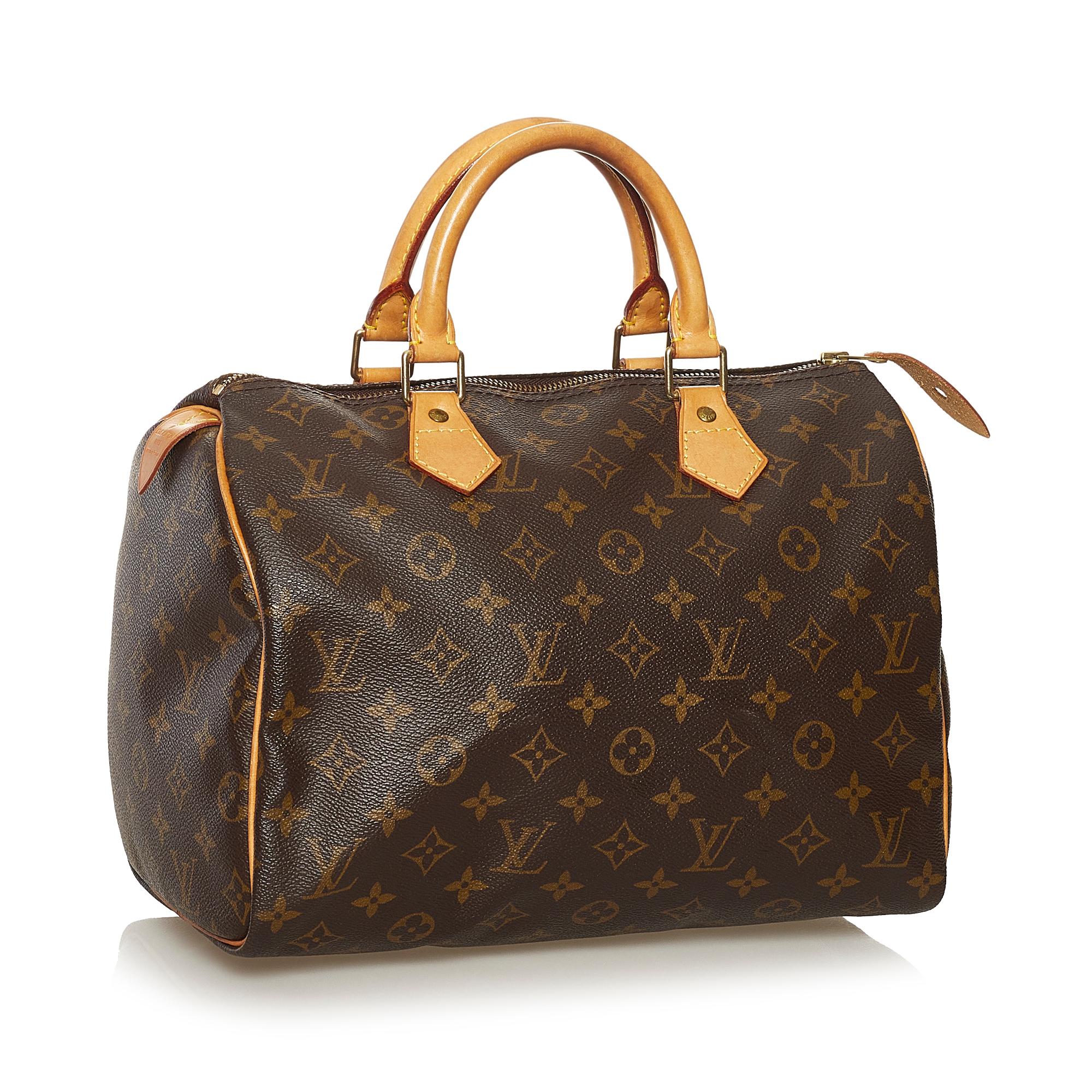 Louis Vuitton Monogram Speedy 30 (SHG-35183)