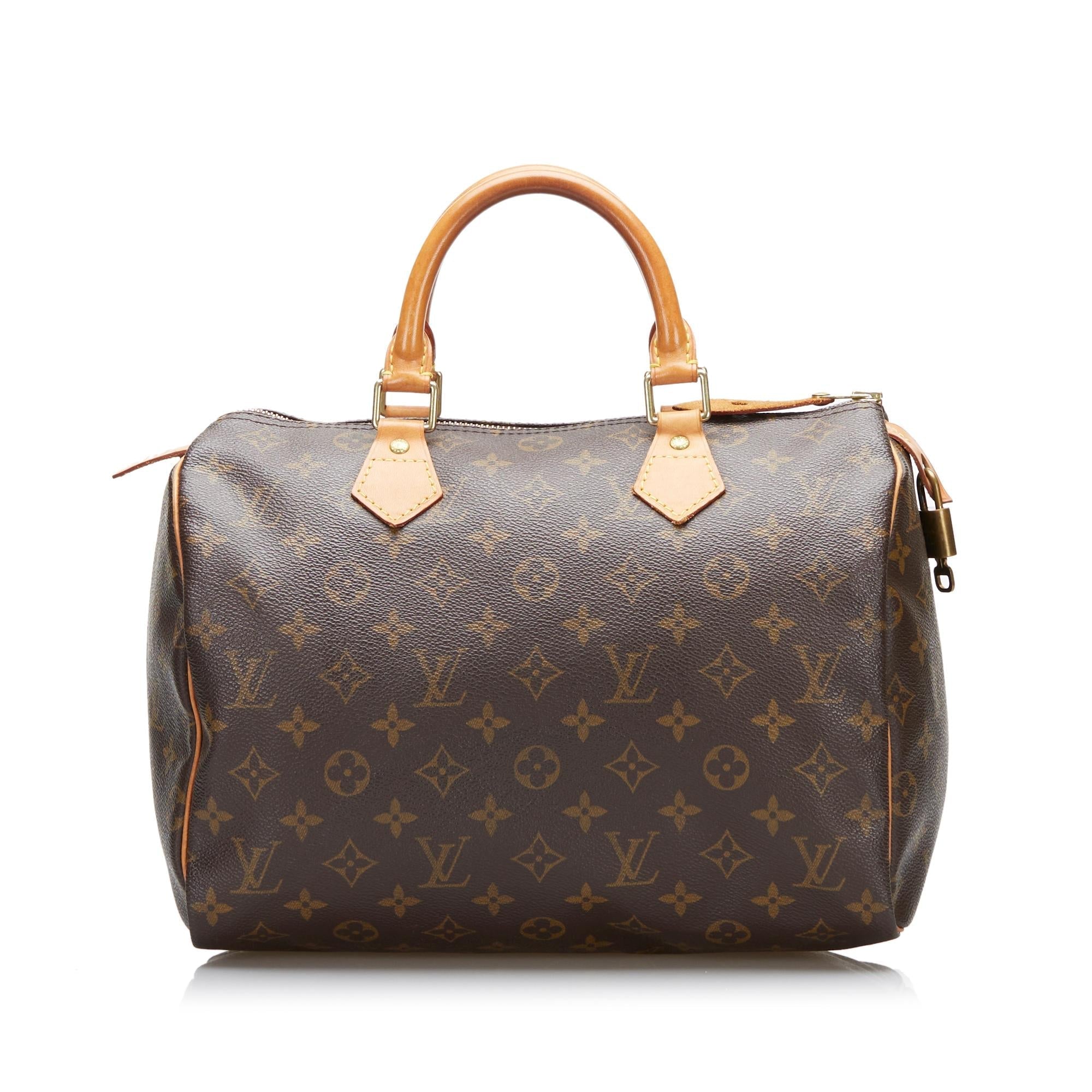 Louis Vuitton Monogram Speedy 30 (SHG-35294)