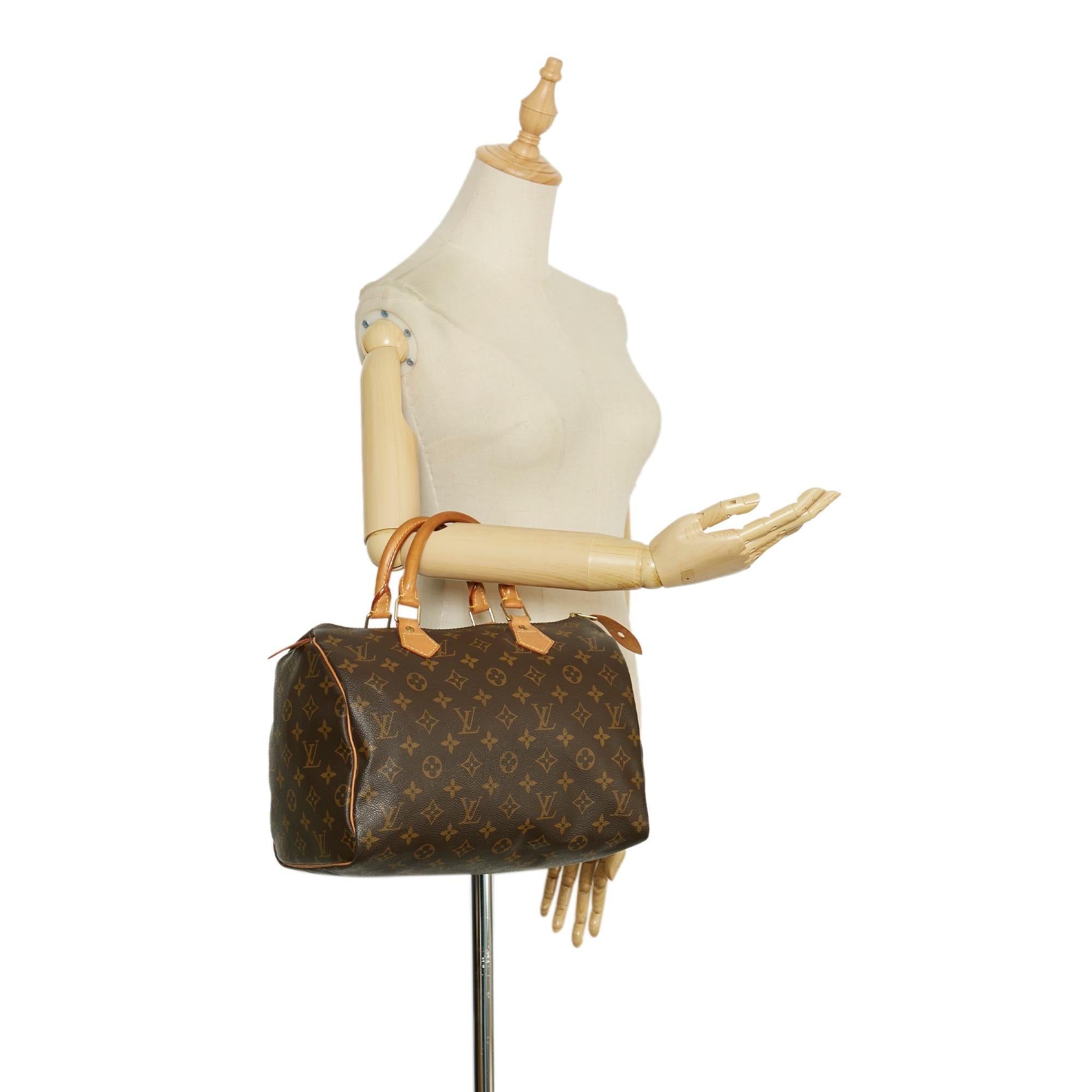 Louis Vuitton Monogram Speedy 30 (SHG-35294)
