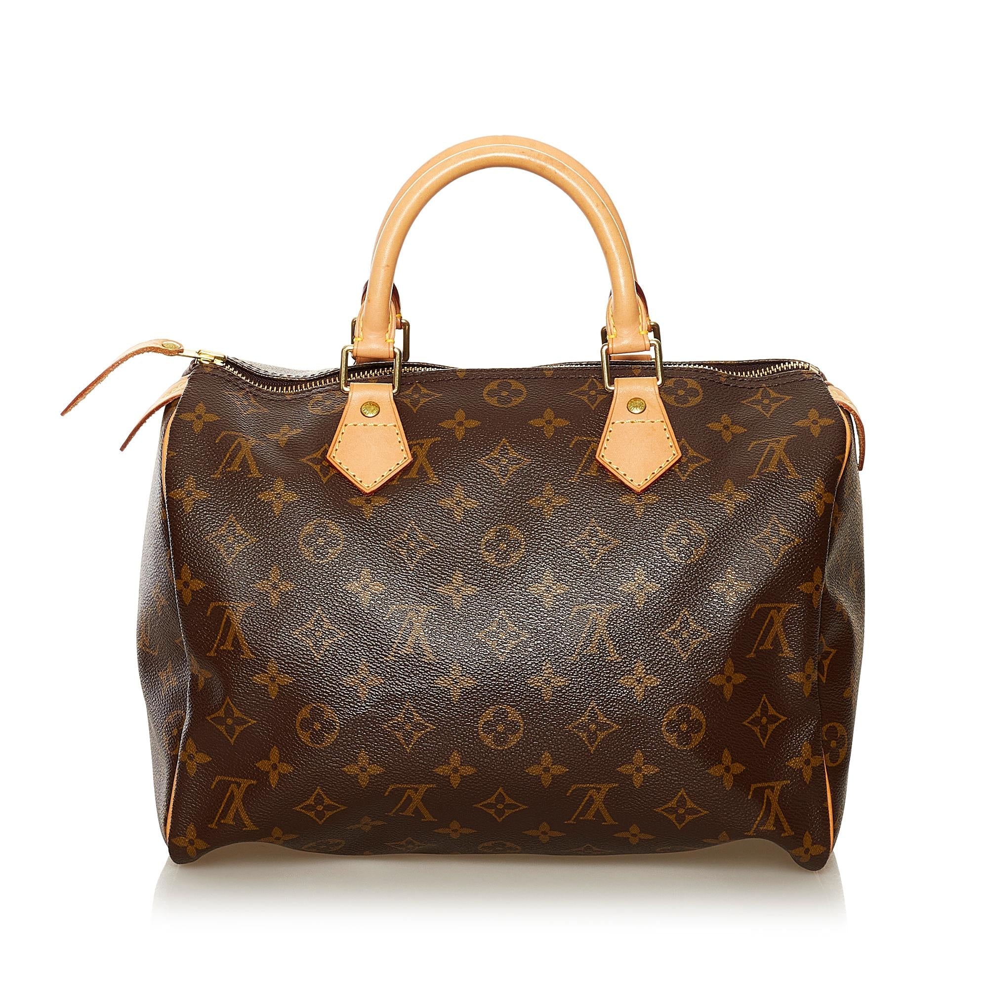 Louis Vuitton Monogram Speedy 30 (SHG-35319)