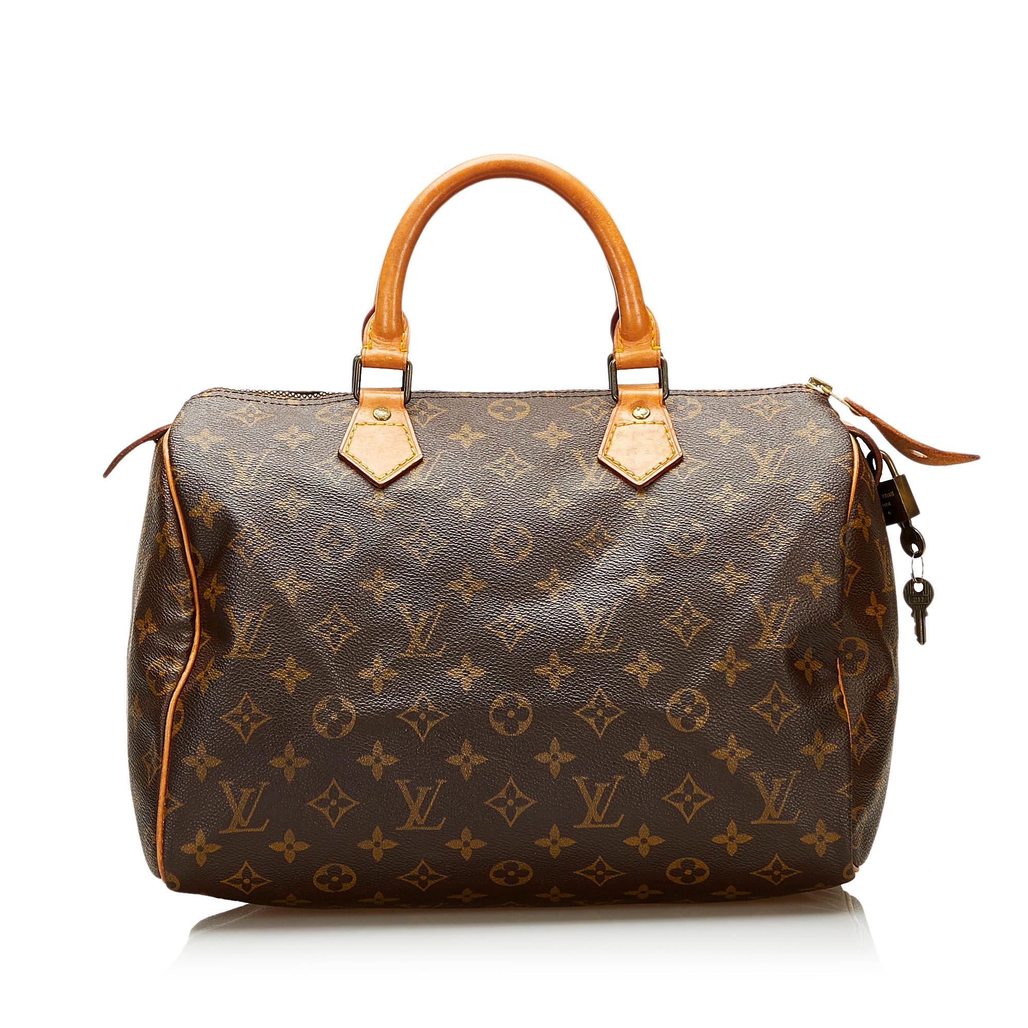 Louis Vuitton Monogram Speedy 30 (SHG-35780)