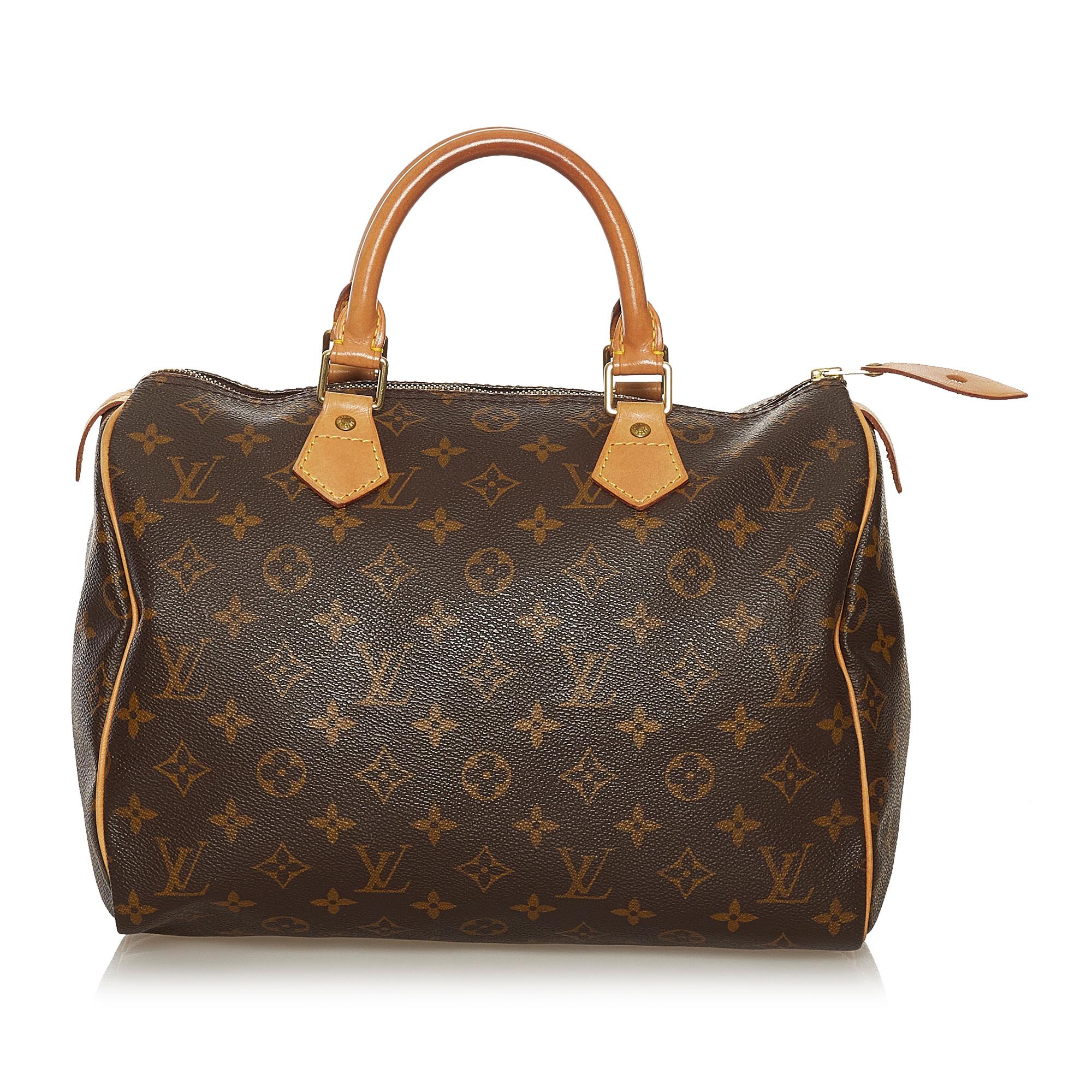 Louis Vuitton Monogram Speedy 30 (SHG-35809)