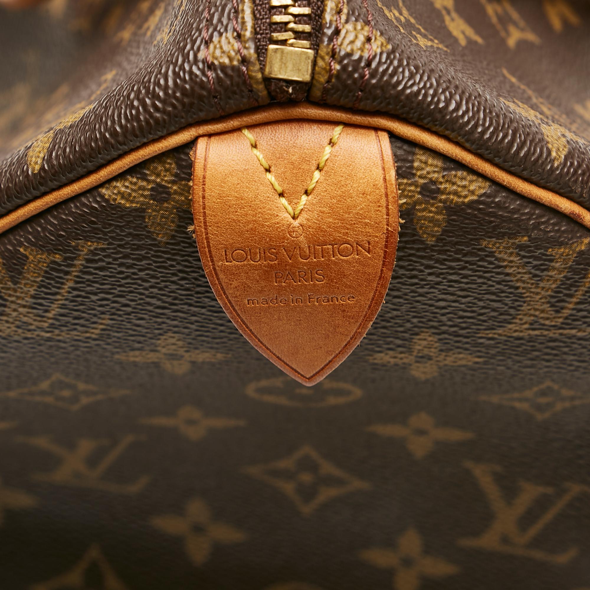 Louis Vuitton Monogram Speedy 30 (SHG-35837)