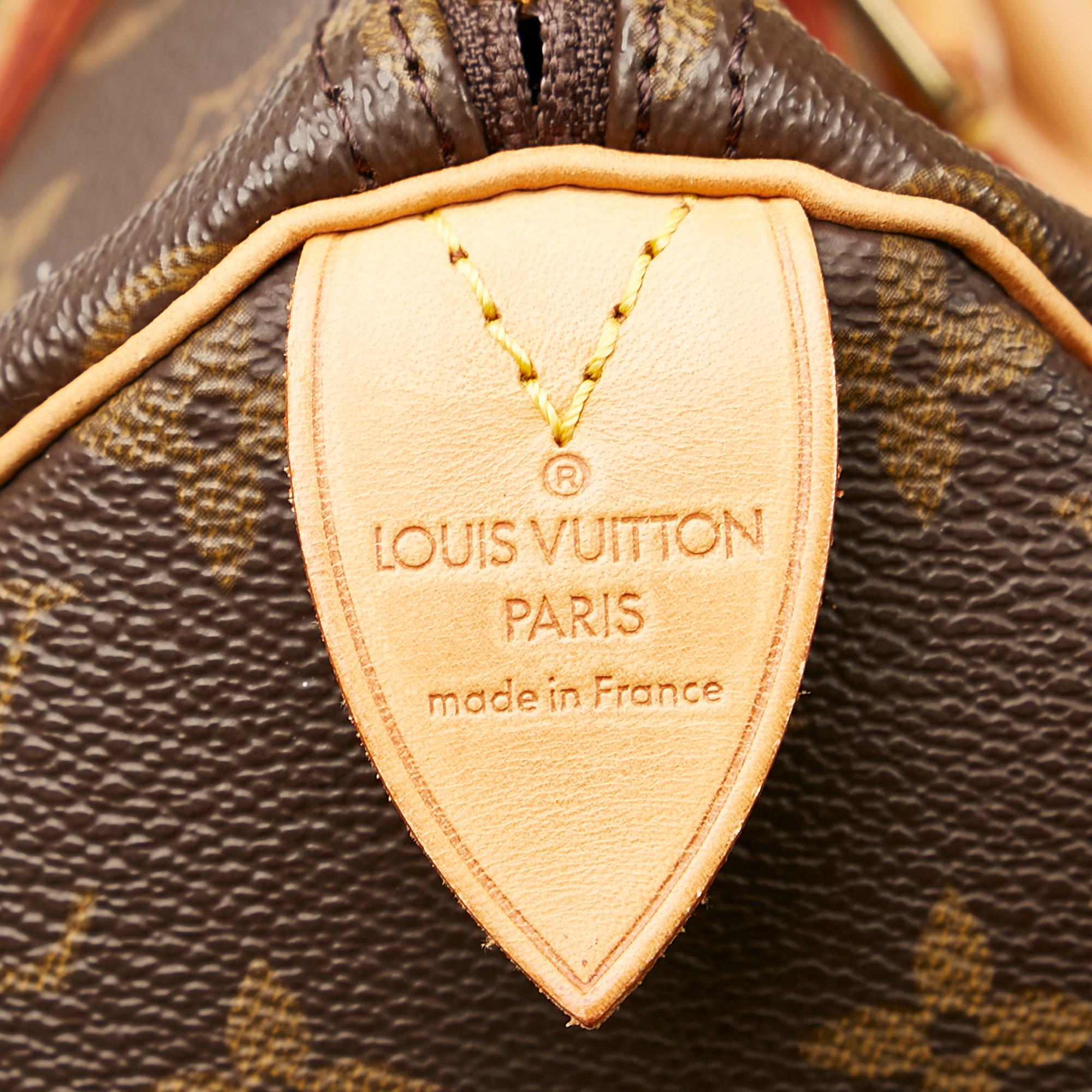 Louis Vuitton Monogram Speedy 30 (SHG-36052)
