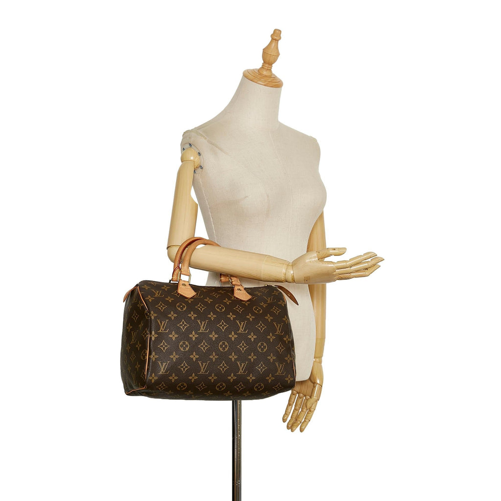Louis Vuitton Monogram Speedy 30 (SHG-36053)