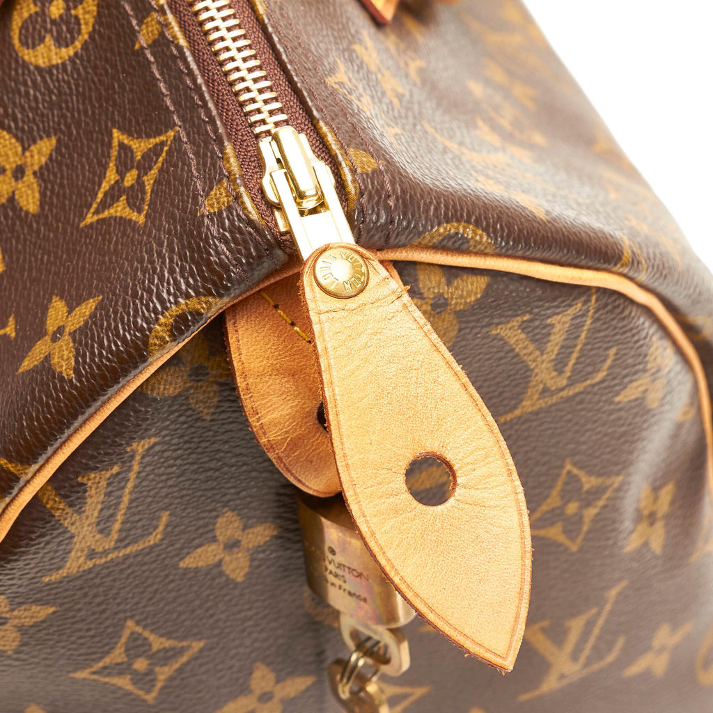 Louis Vuitton Monogram Speedy 30 (SHG-36278)