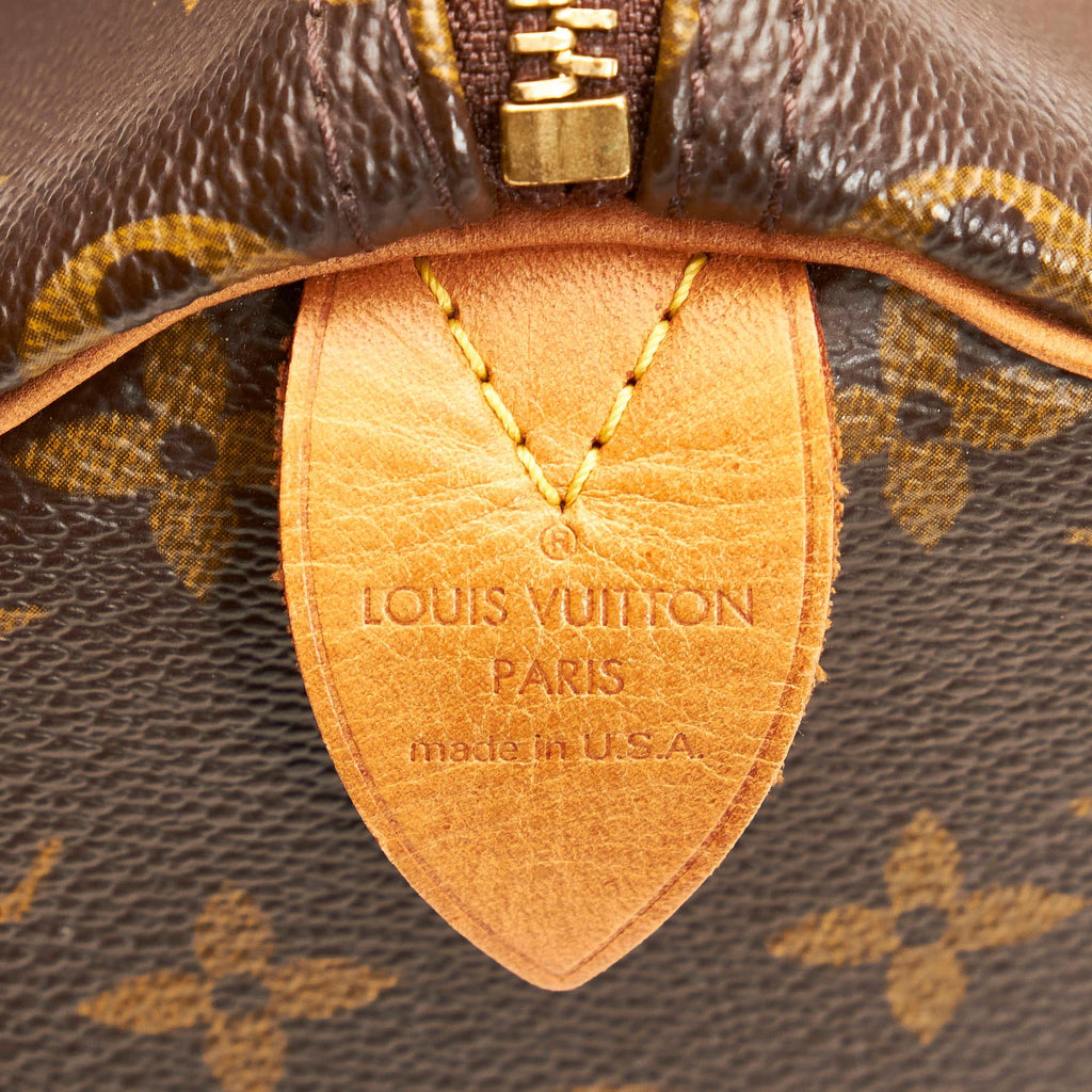Louis Vuitton Monogram Speedy 30 (SHG-36278)