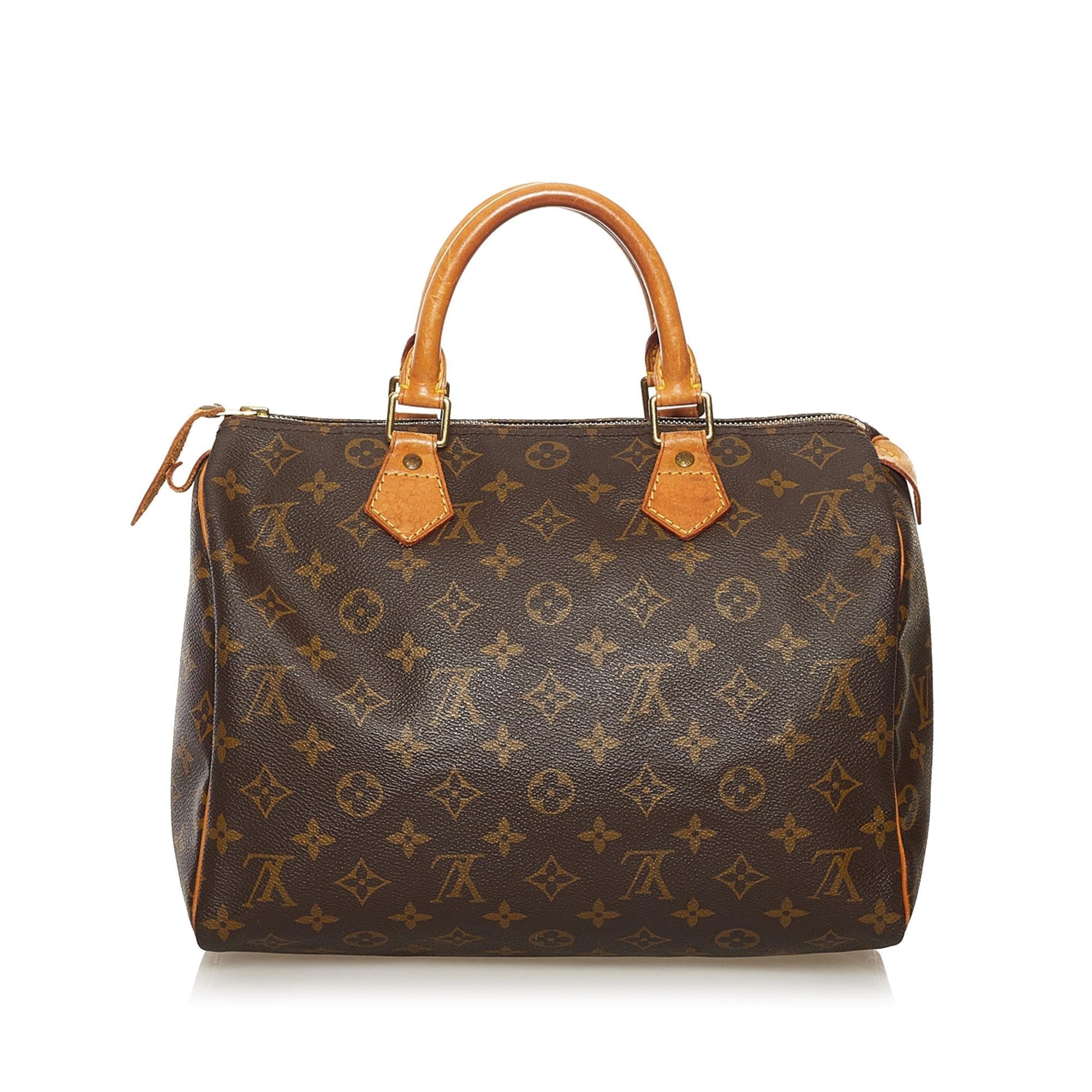 Louis Vuitton Monogram Speedy 30 (SHG-36297)