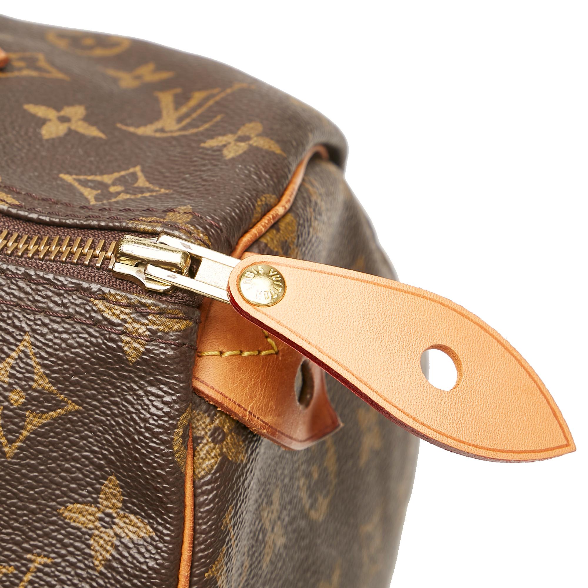 Louis Vuitton Monogram Speedy 30 (SHG-36323)