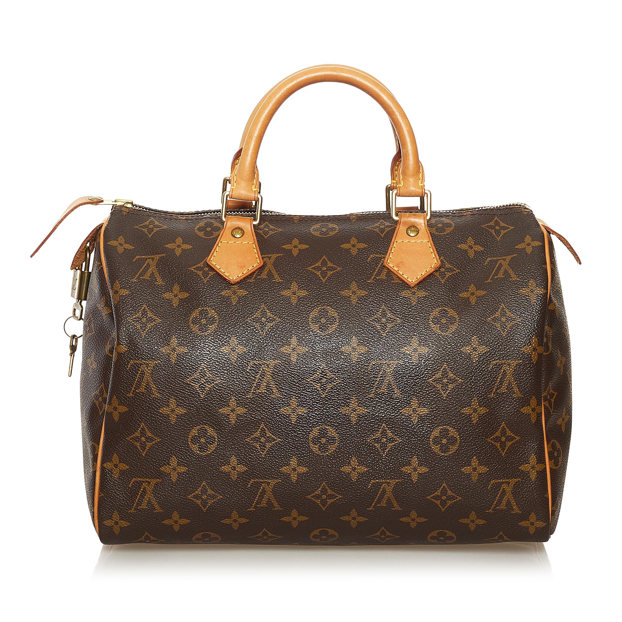 Louis Vuitton Monogram Speedy 30 (SHG-36553)