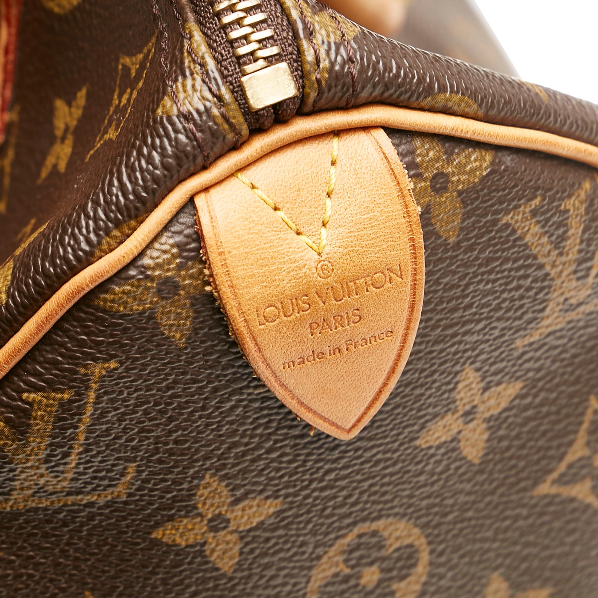 Louis Vuitton Monogram Speedy 30 (SHG-36553)