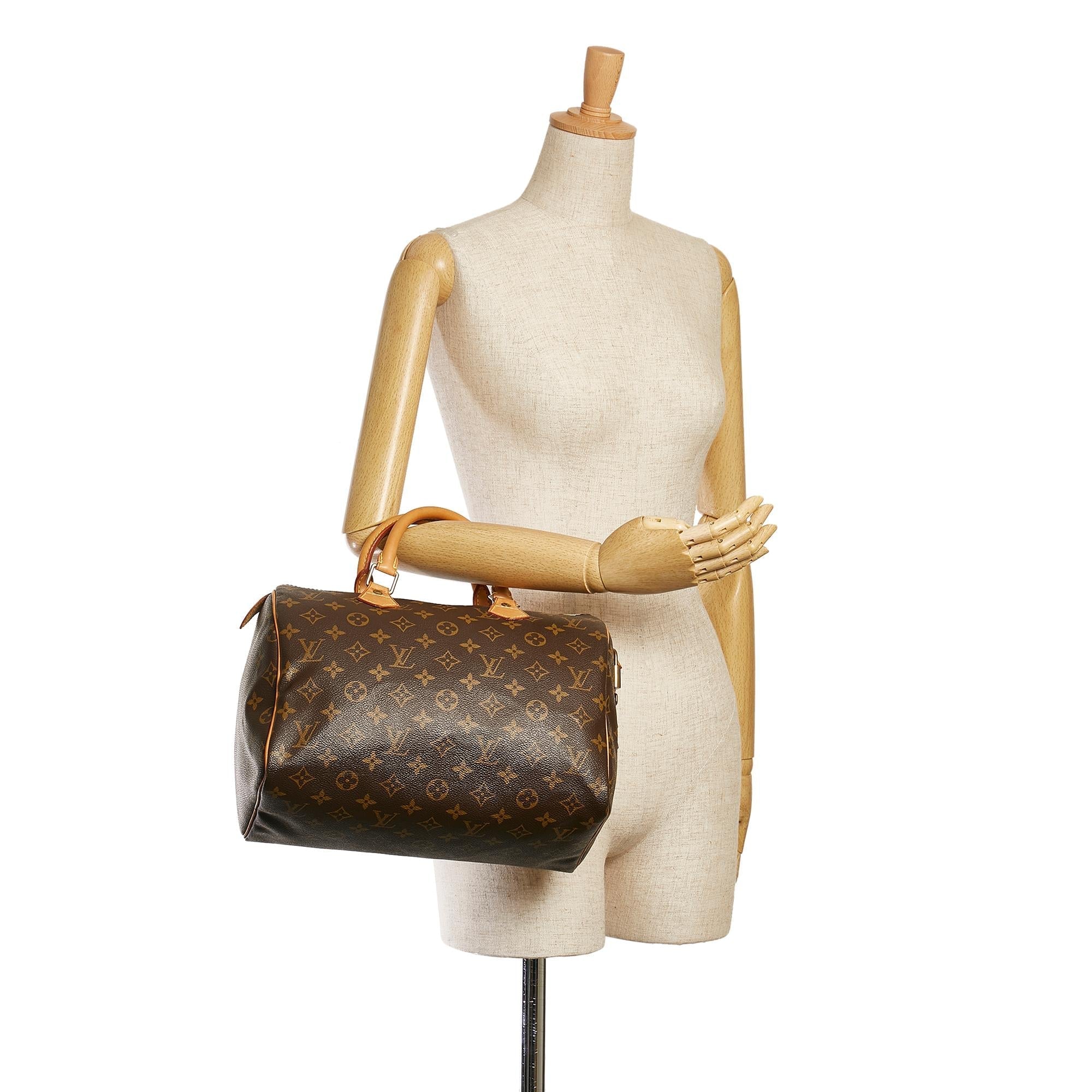 Louis Vuitton Monogram Speedy 30 (SHG-36553)