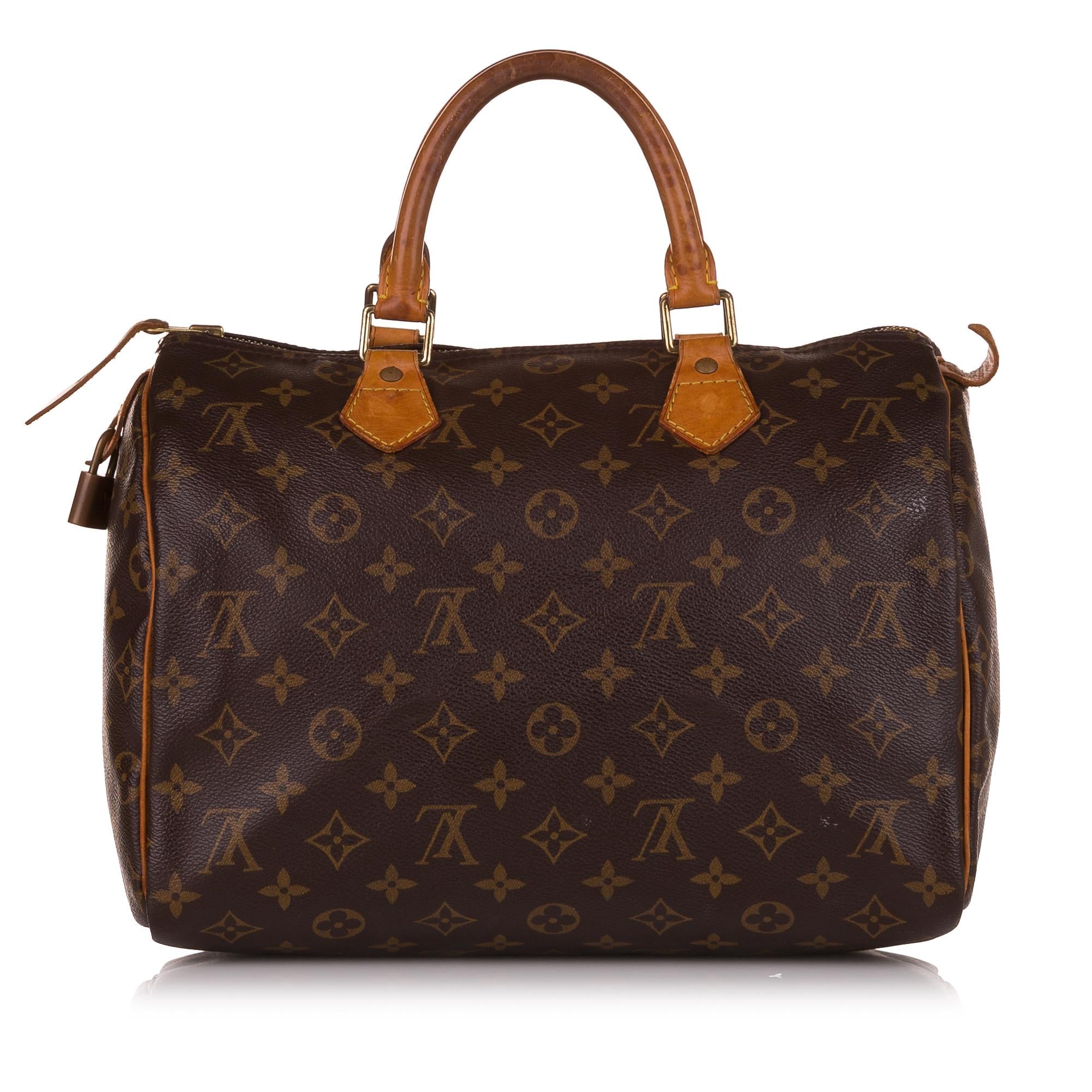 Louis Vuitton Monogram Speedy 30 (SHG-36596)