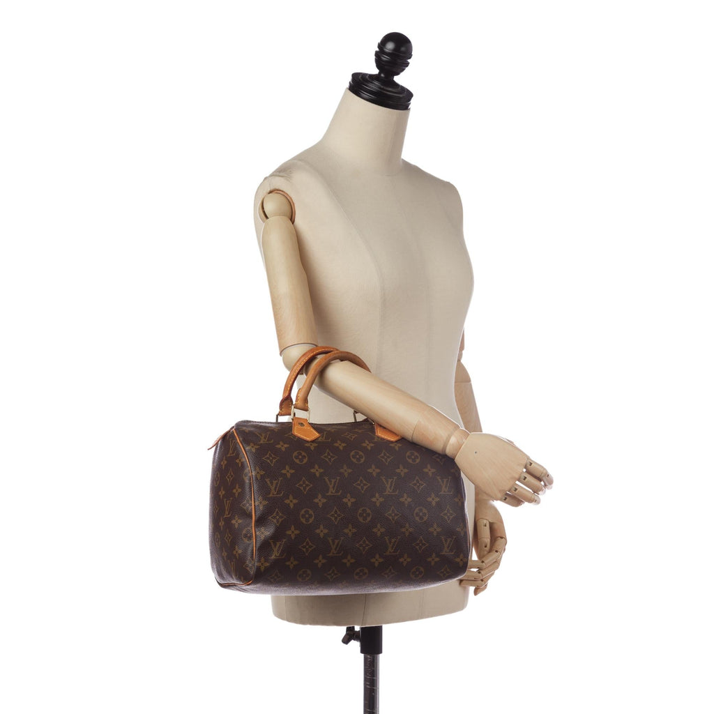 Louis Vuitton Monogram Speedy 30 (SHG-36601)