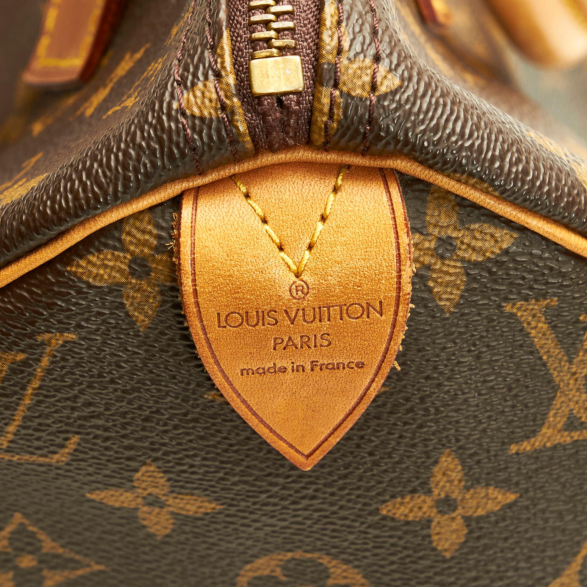 Louis Vuitton Monogram Speedy 30 (SHG-36756)