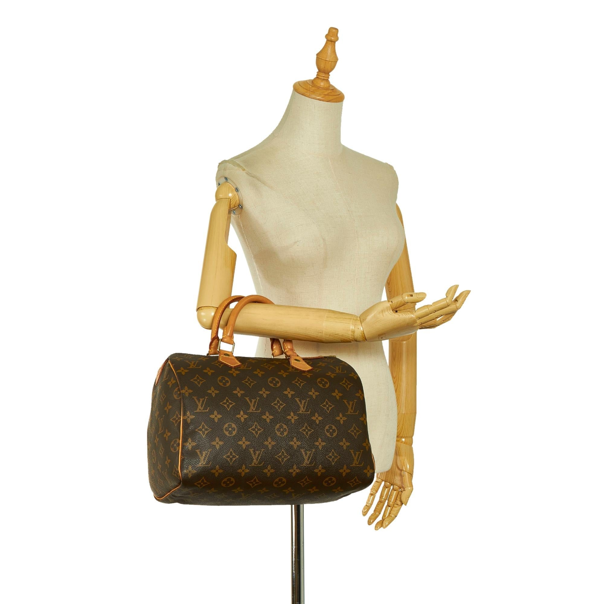 Louis Vuitton Monogram Speedy 30 (SHG-36756)