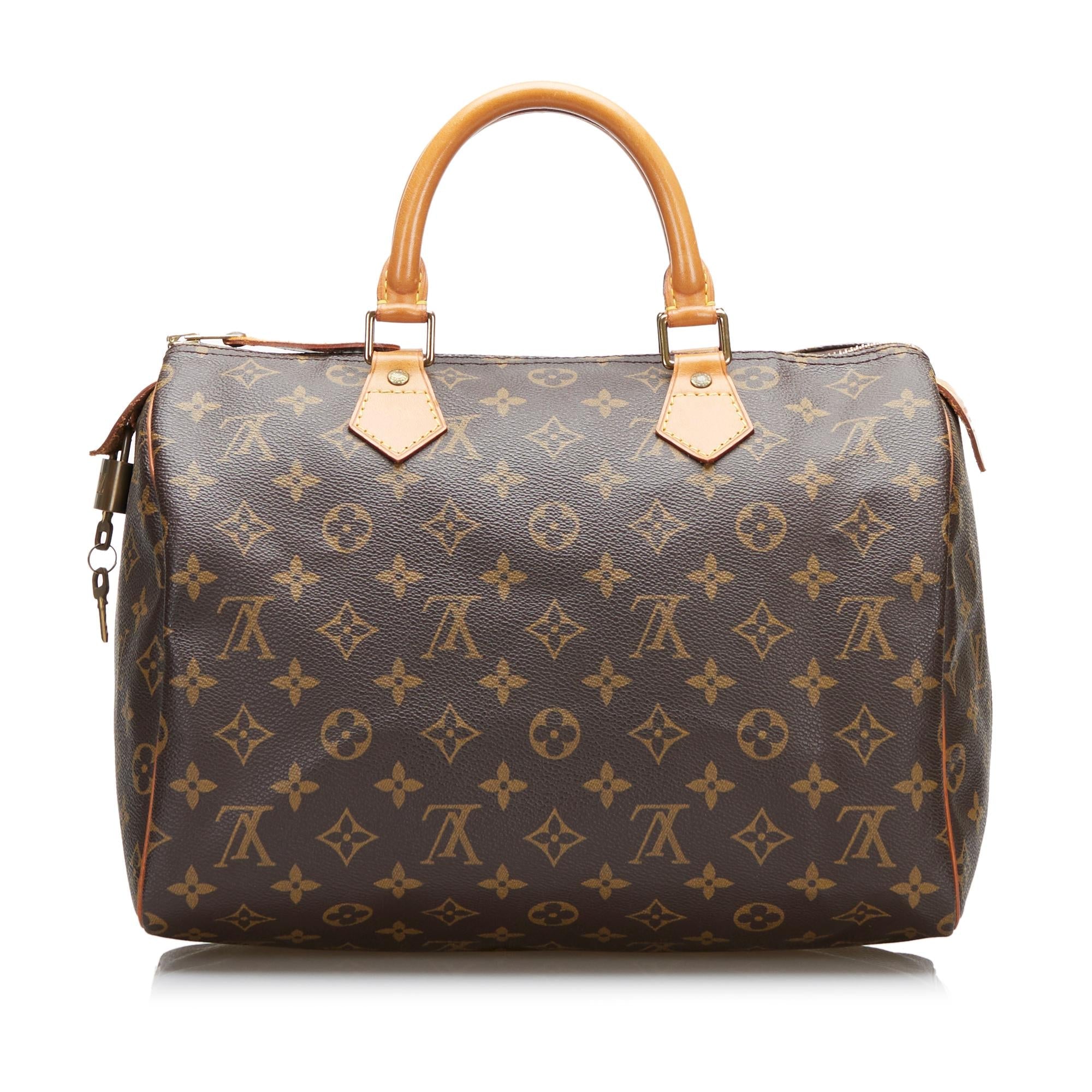 Louis Vuitton Monogram Speedy 30 (SHG-36905)
