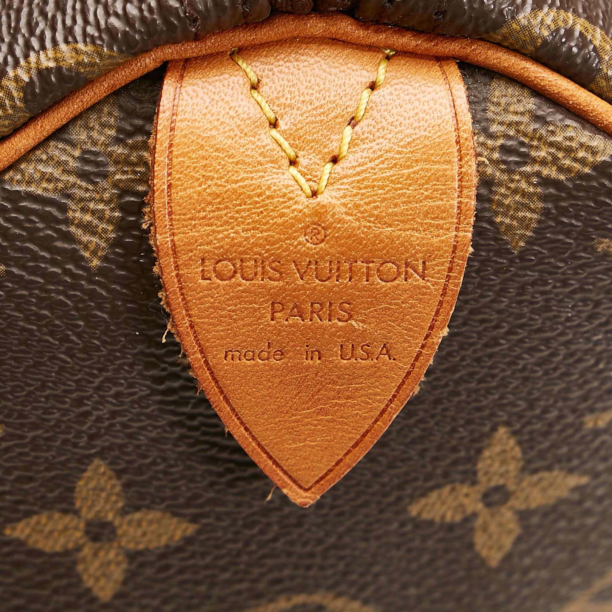 Louis Vuitton Monogram Speedy 30 (SHG-36905)