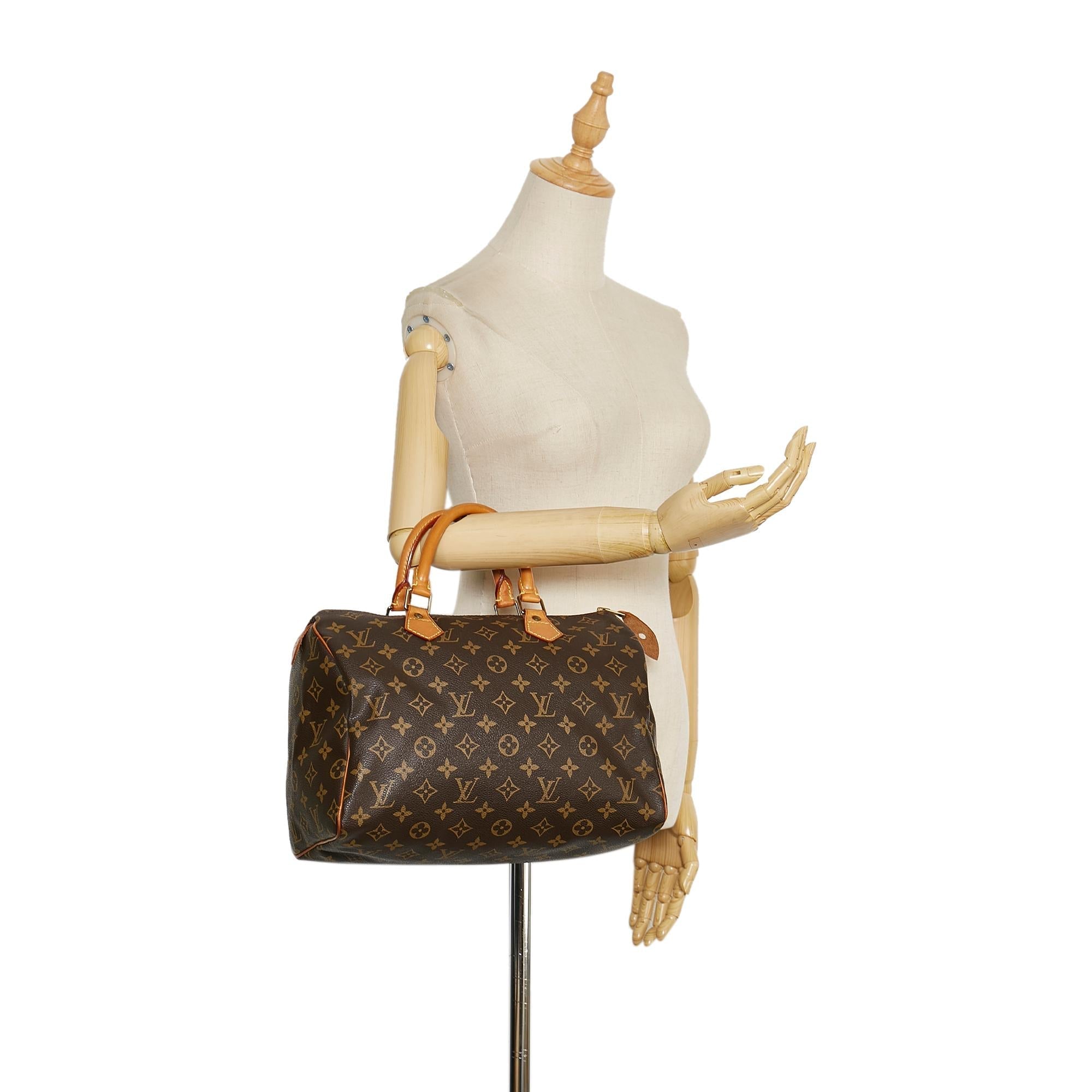 Louis Vuitton Monogram Speedy 30 (SHG-36905)