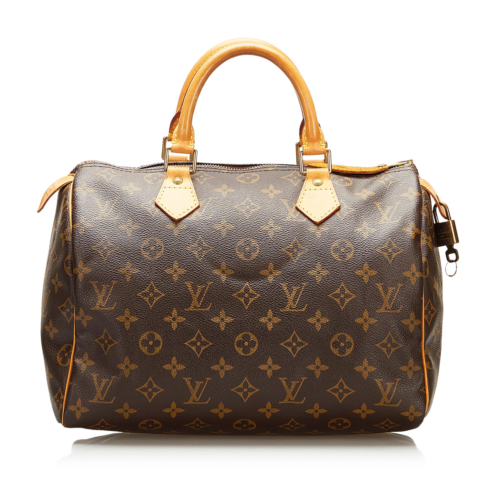 Louis Vuitton Monogram Speedy 30 (SHG-36908)