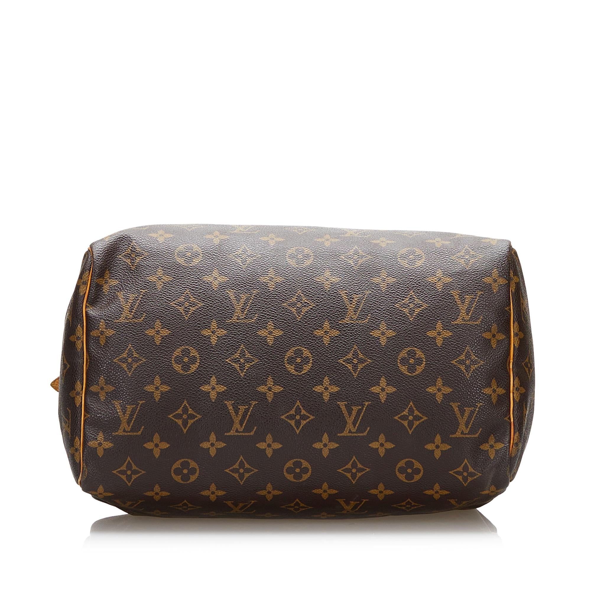 Louis Vuitton Monogram Speedy 30 (SHG-37146)