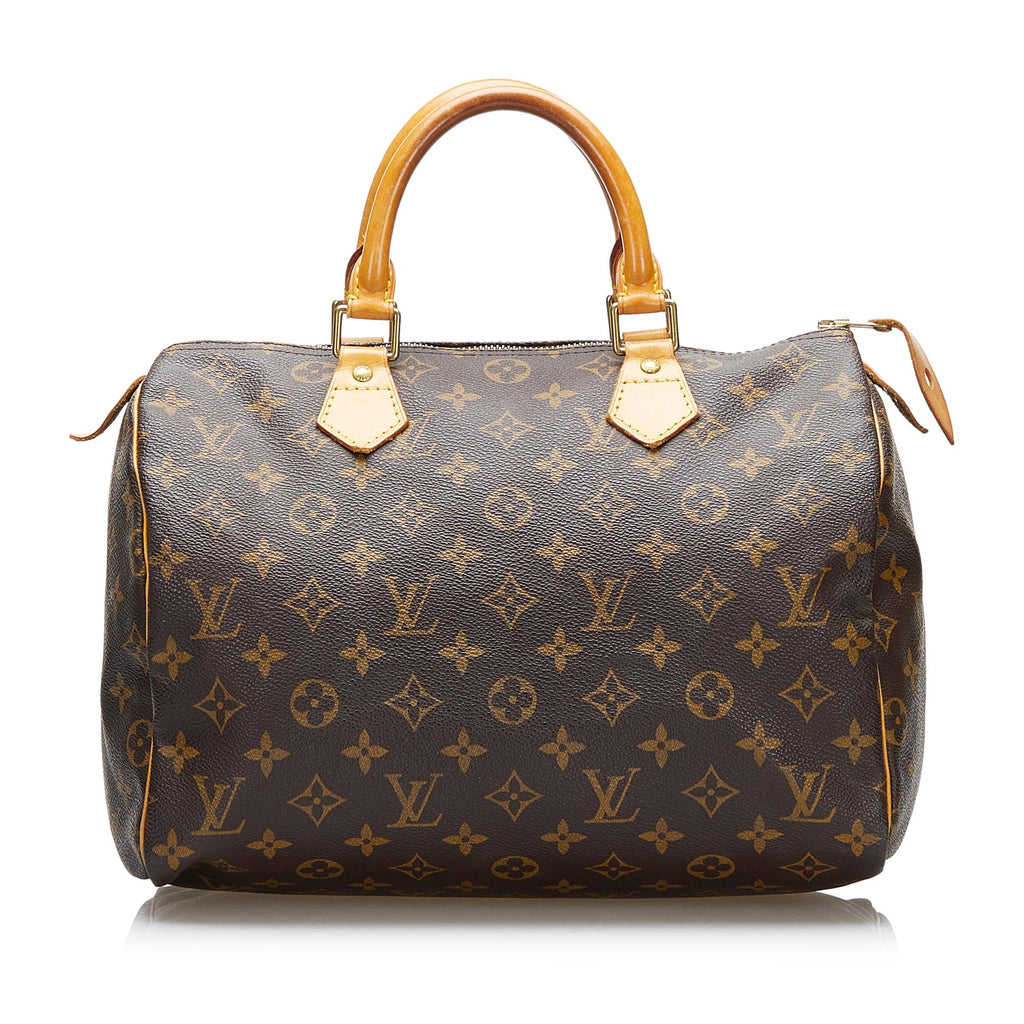 Louis Vuitton Monogram Speedy 30 (SHG-37146)
